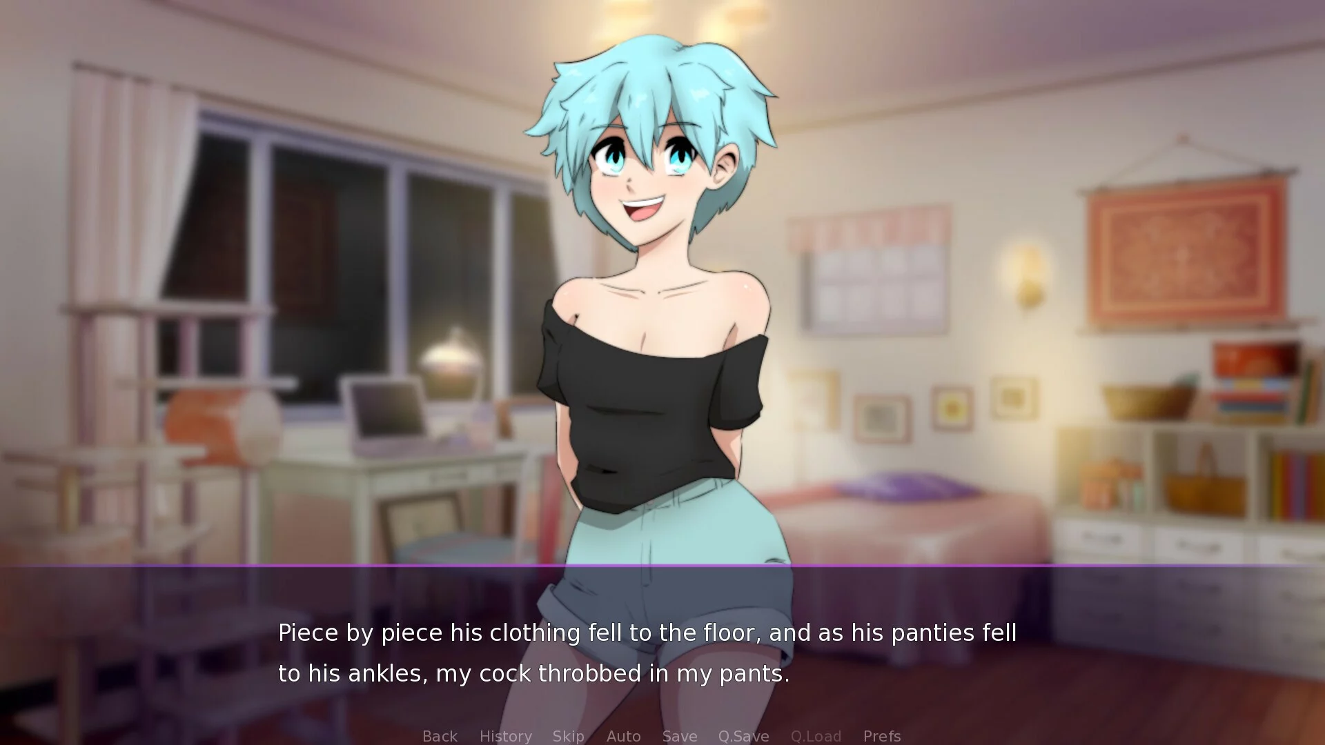 Изображение игры: I got STICKY with a FEMBOY