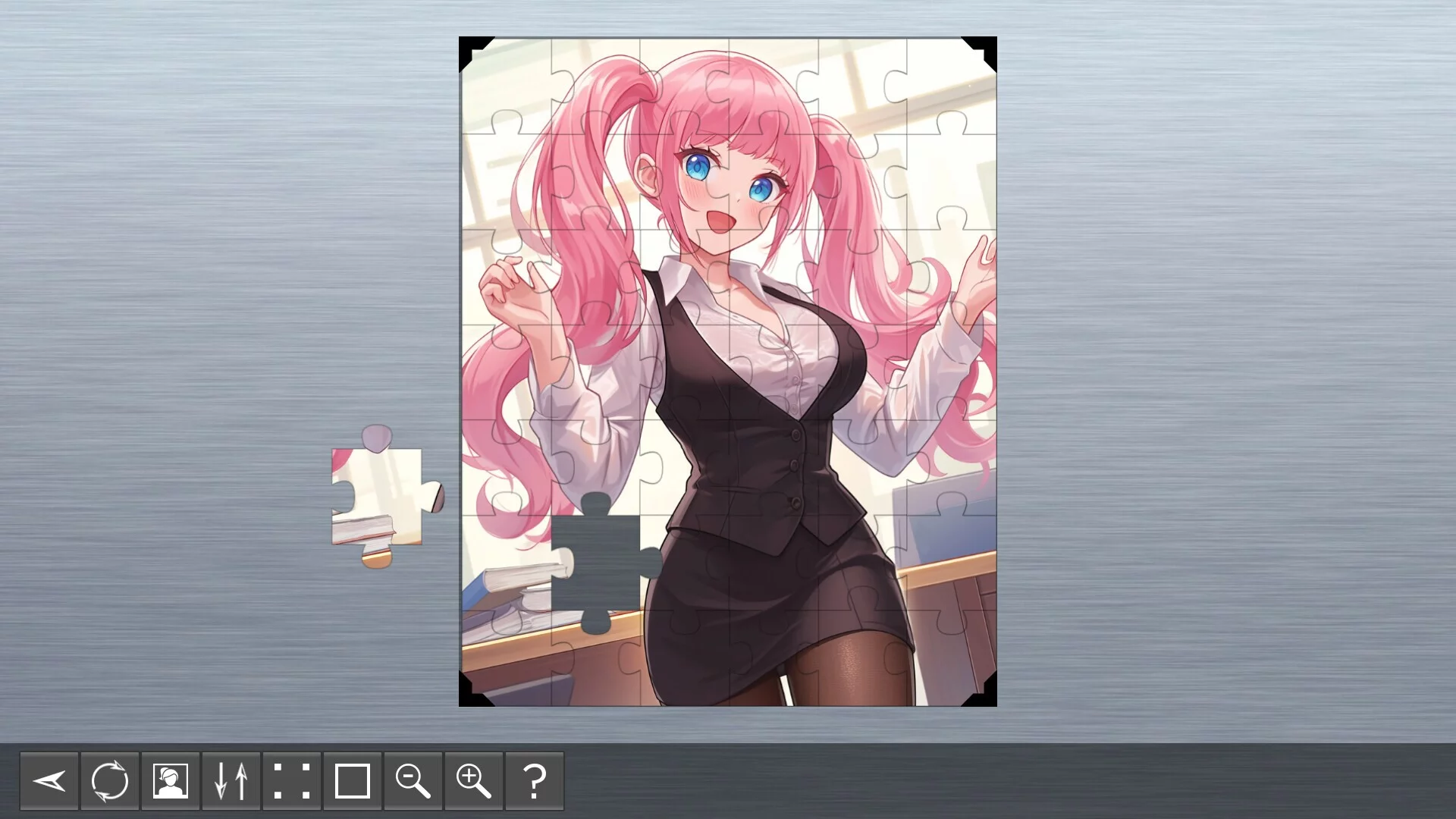 Изображение игры: Anime Girl Puzzles