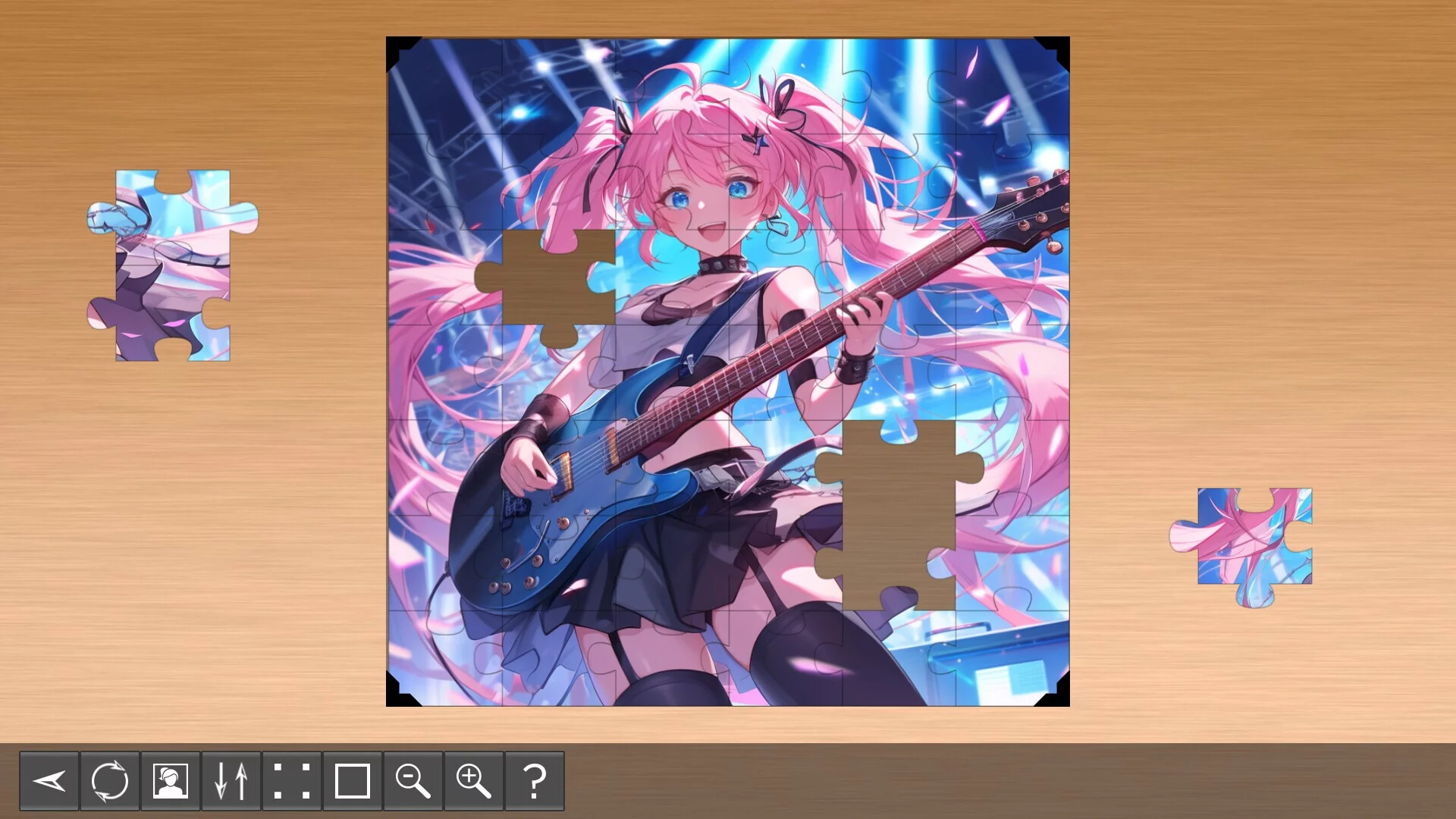 Изображение игры: Anime Girl Puzzles