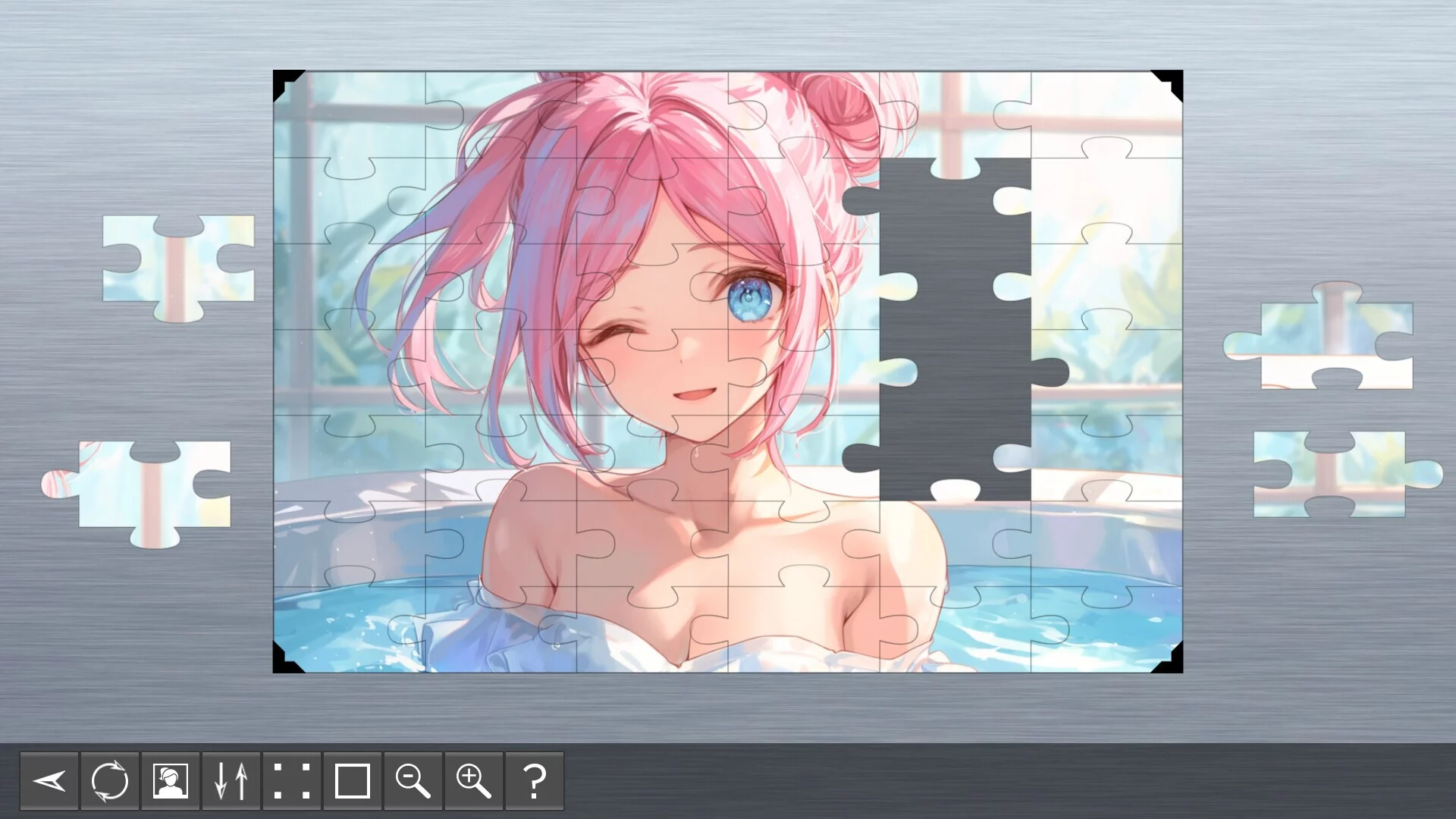Изображение игры: Anime Girl Puzzles