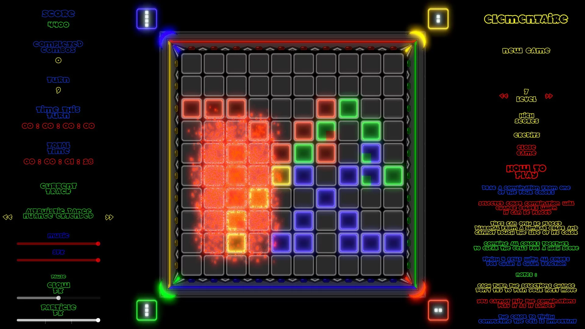 Изображение игры: Elementaire