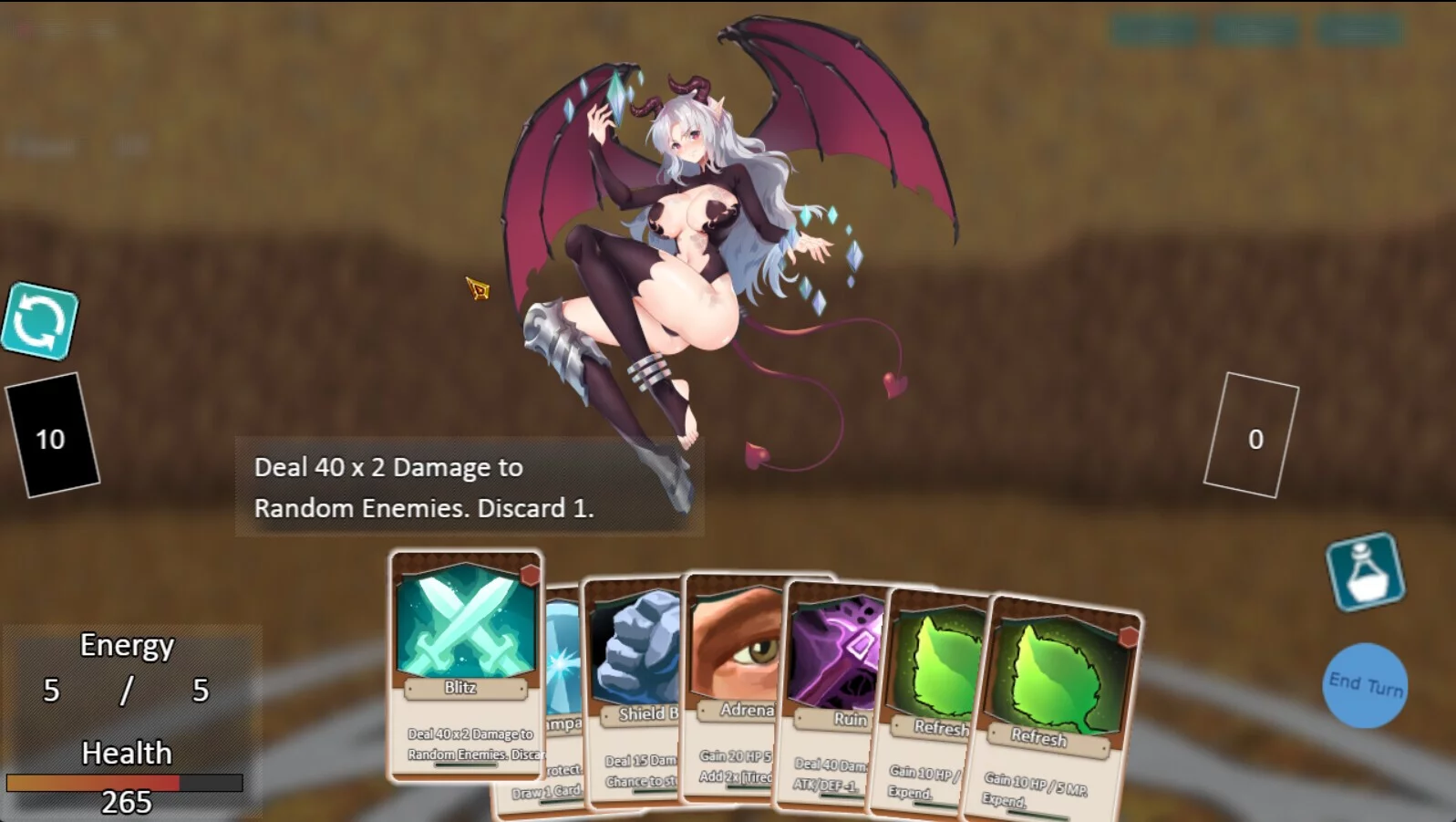 Изображение игры: Monster Girl Descent