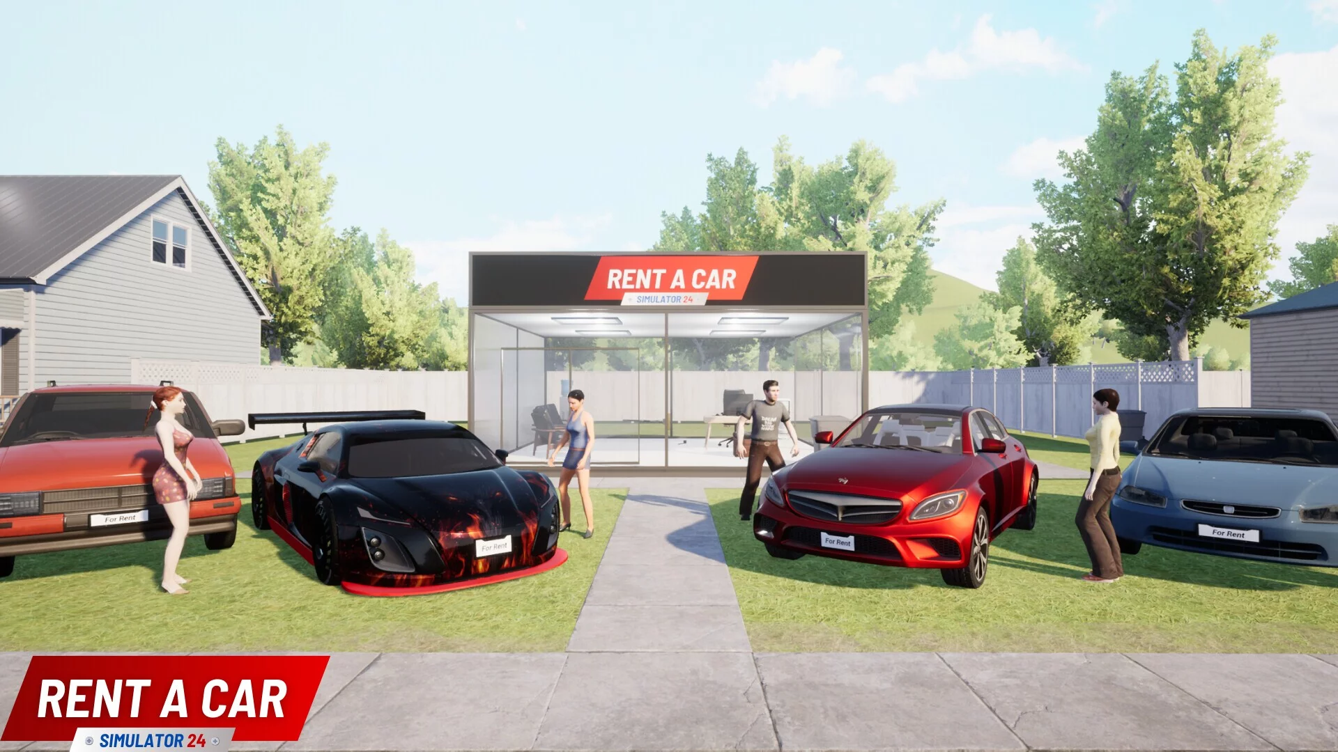 Изображение игры: Rent A Car Simulator 24: Prologue