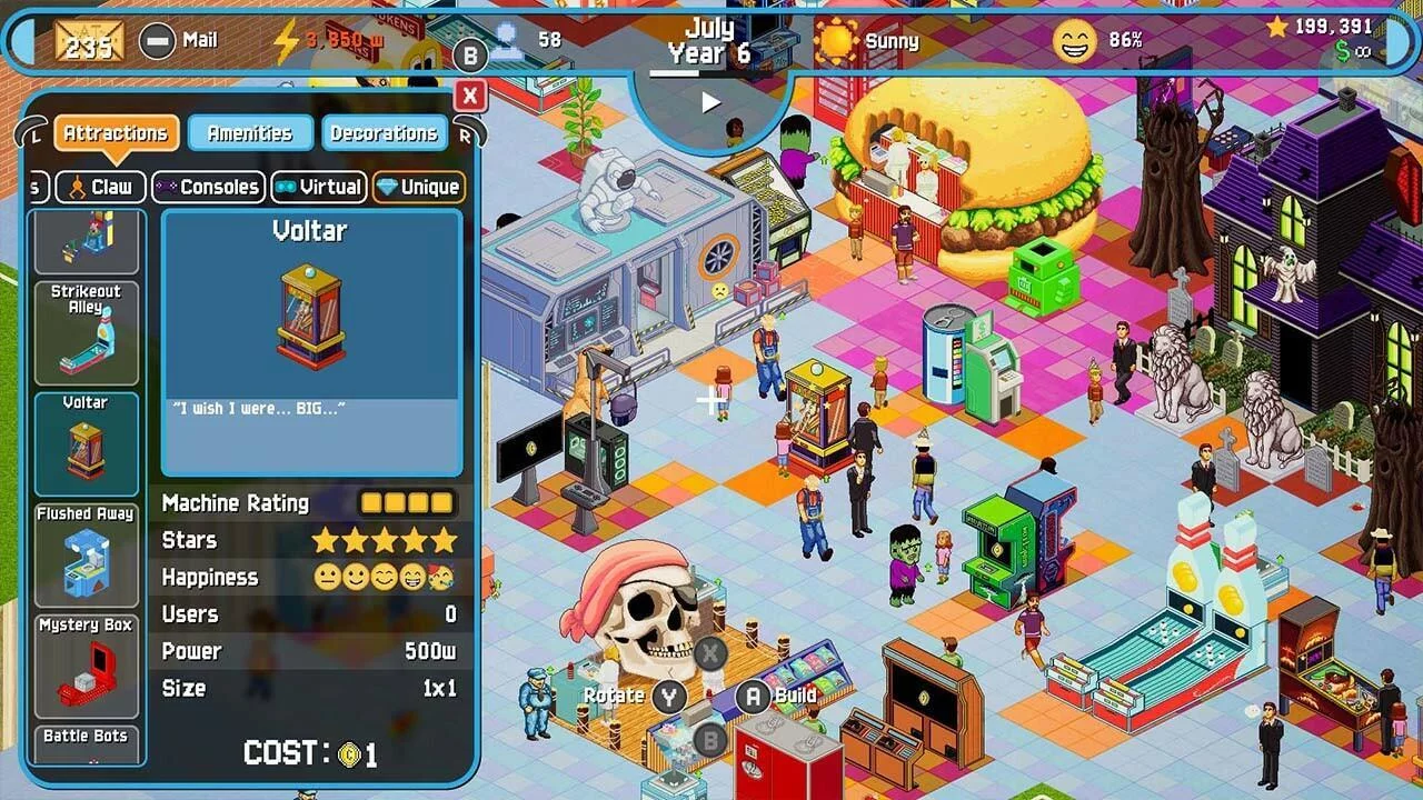 Изображение игры: Arcade Tycoon: Simulation Game