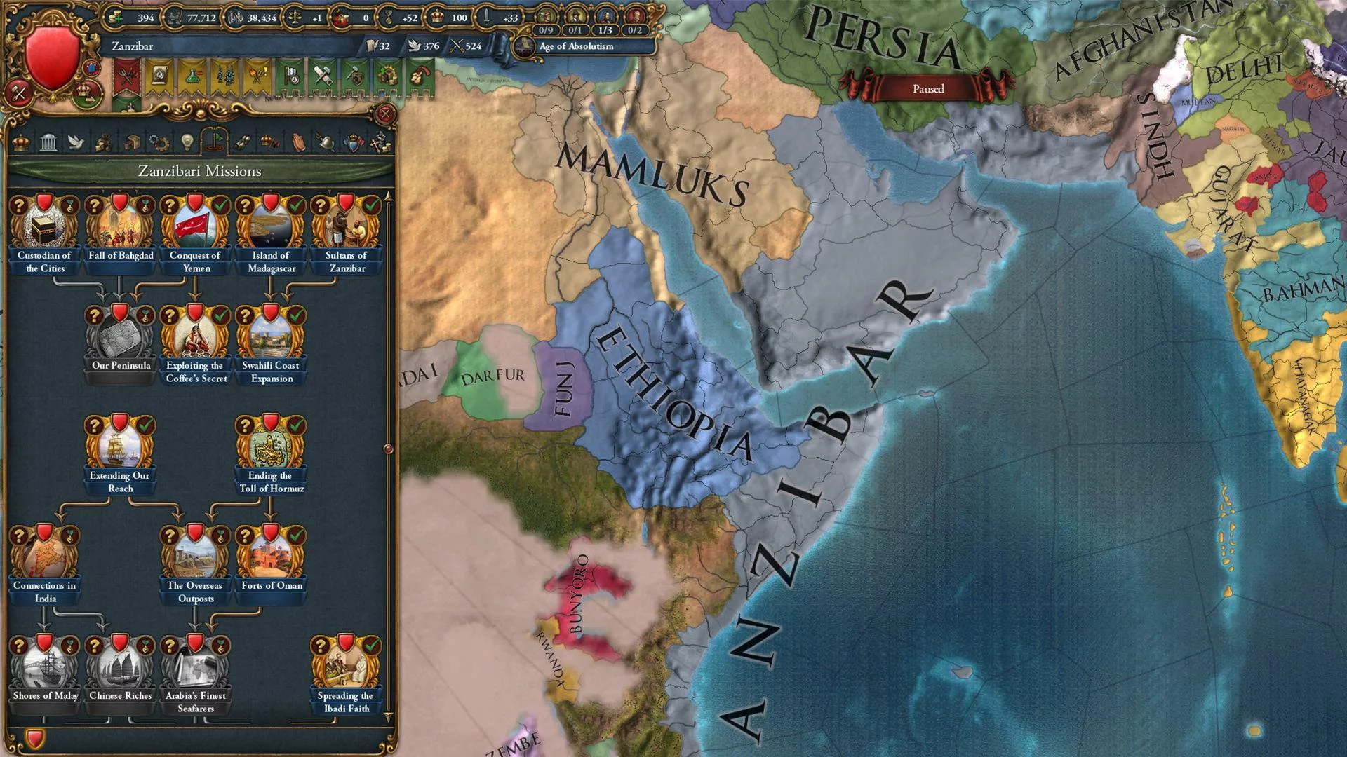 Изображение игры: Europa Universalis IV: Winds of Change
