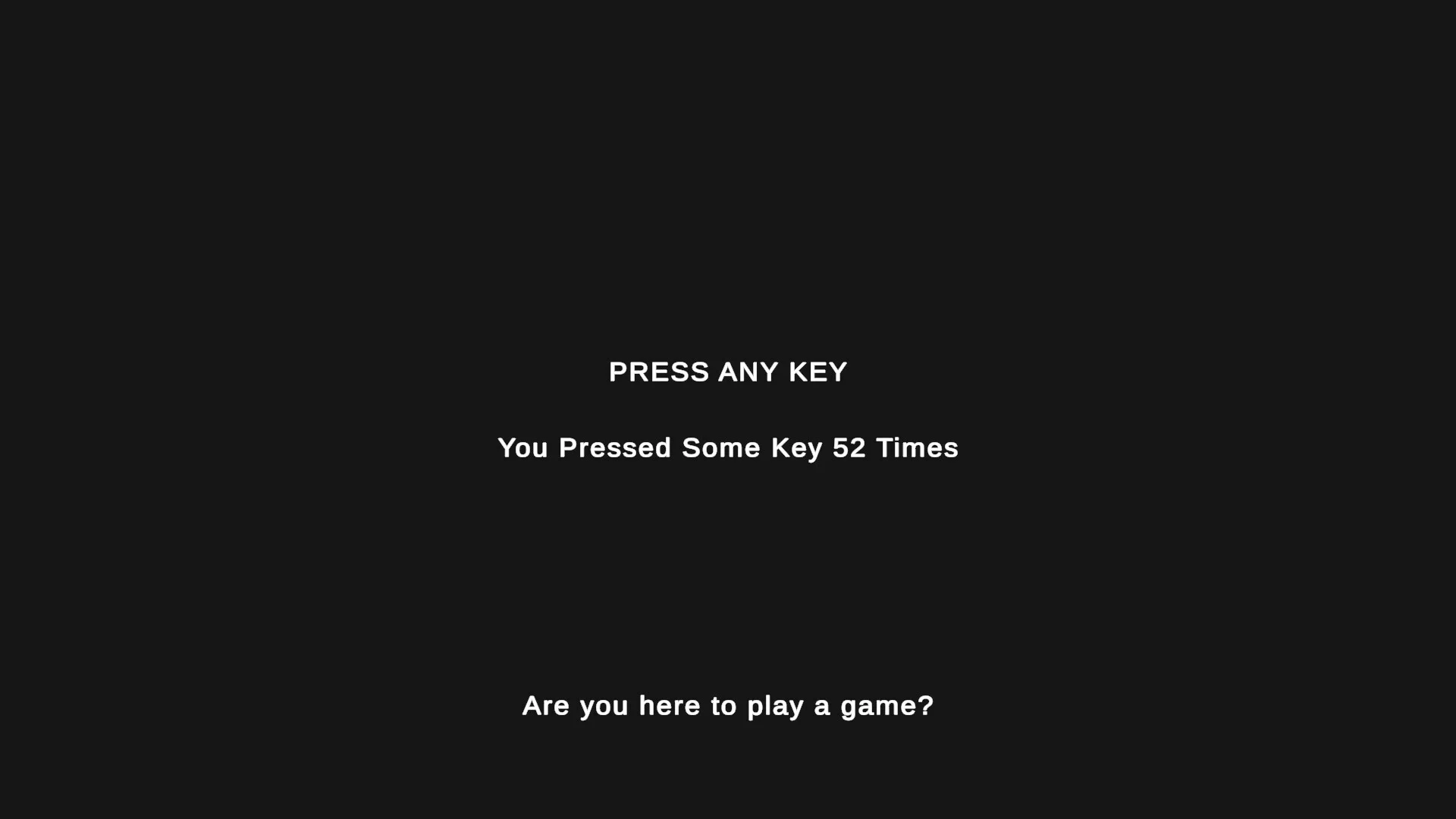 Изображение игры: Press Any Key
