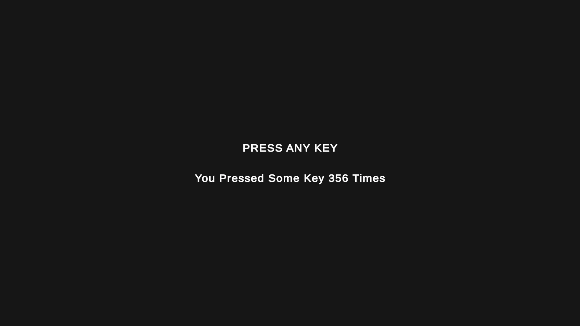 Изображение игры: Press Any Key