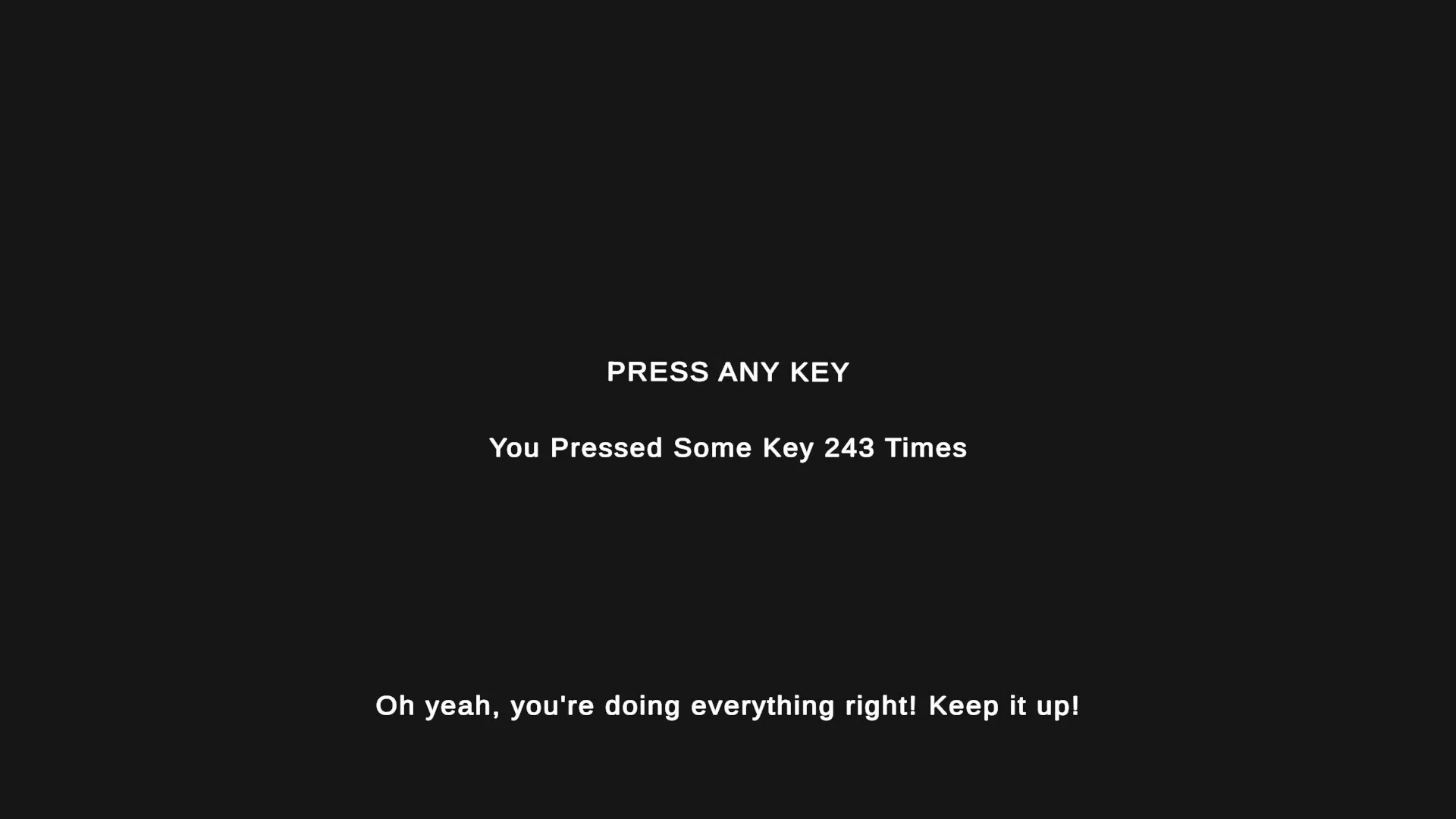 Изображение игры: Press Any Key
