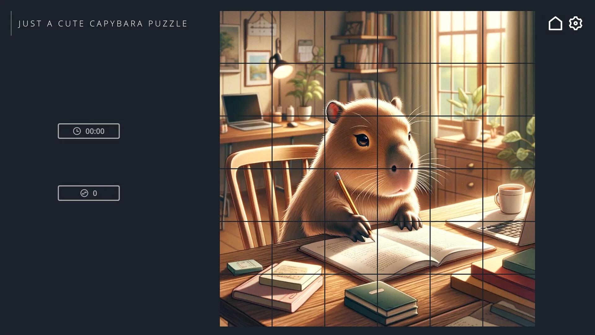 Изображение игры: Just a Cute Capybara Puzzle