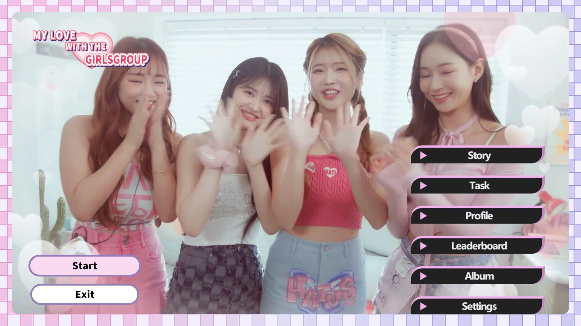 Изображение игры: My love with the GirlsGroup