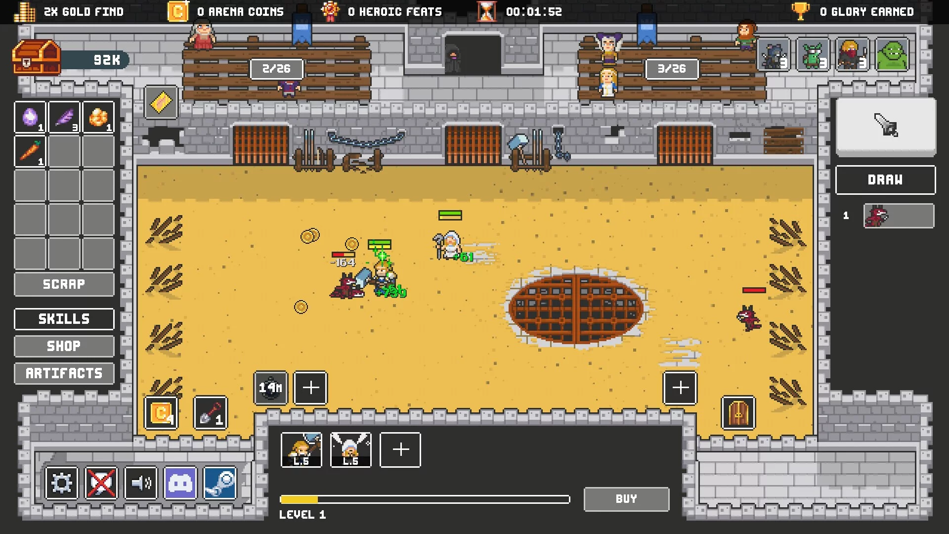Изображение игры: Clicker Arena