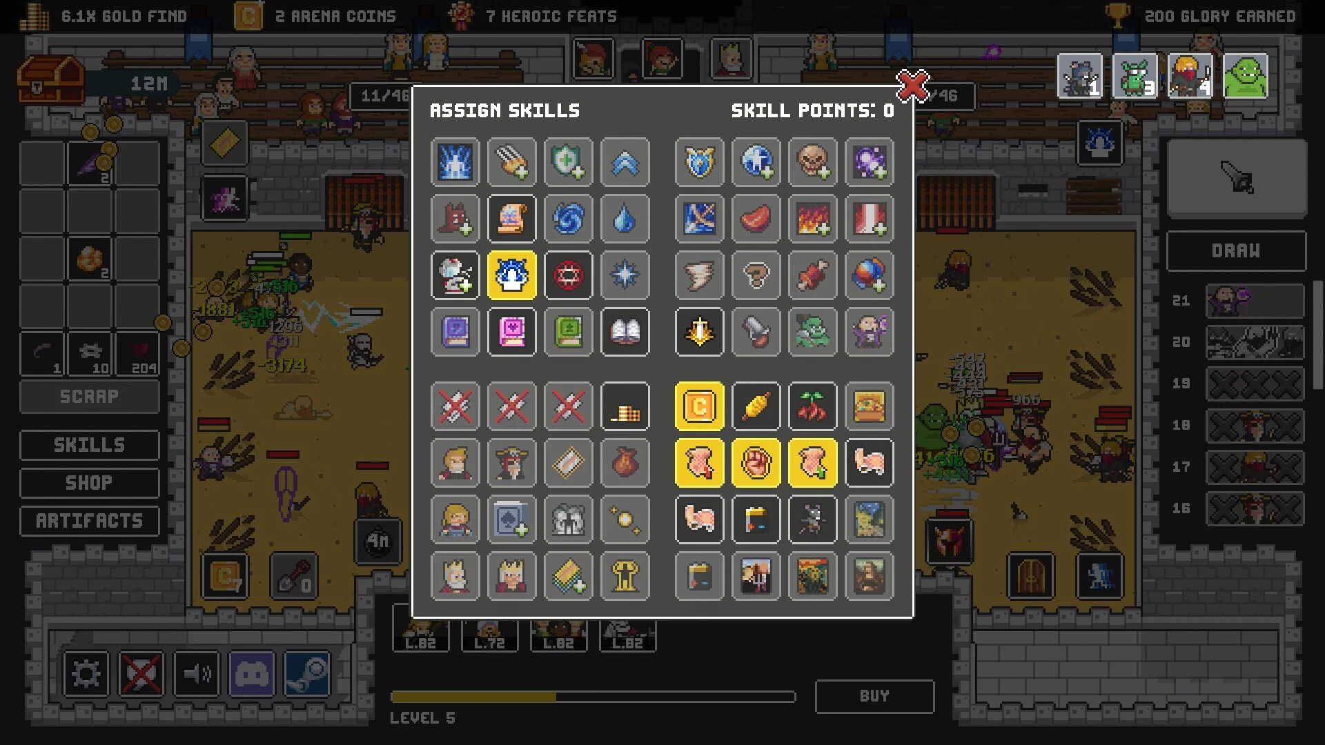 Изображение игры: Clicker Arena