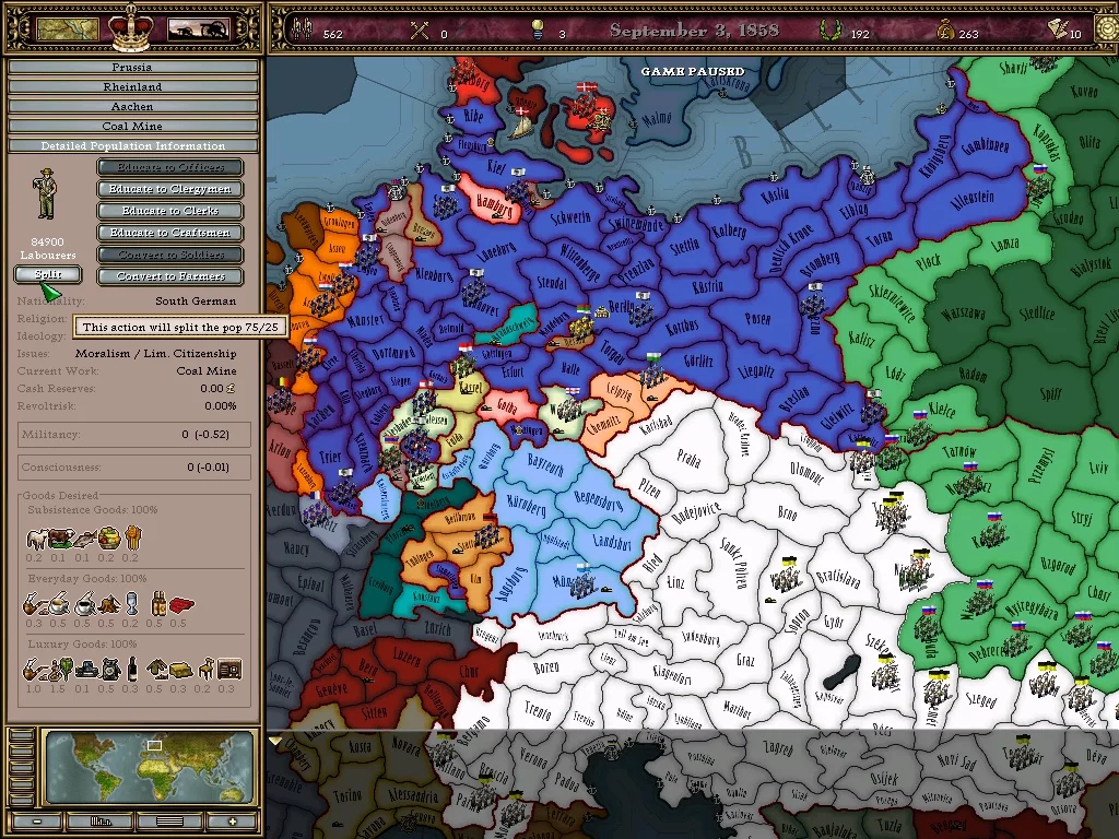 Изображение игры: Victoria: Revolutions
