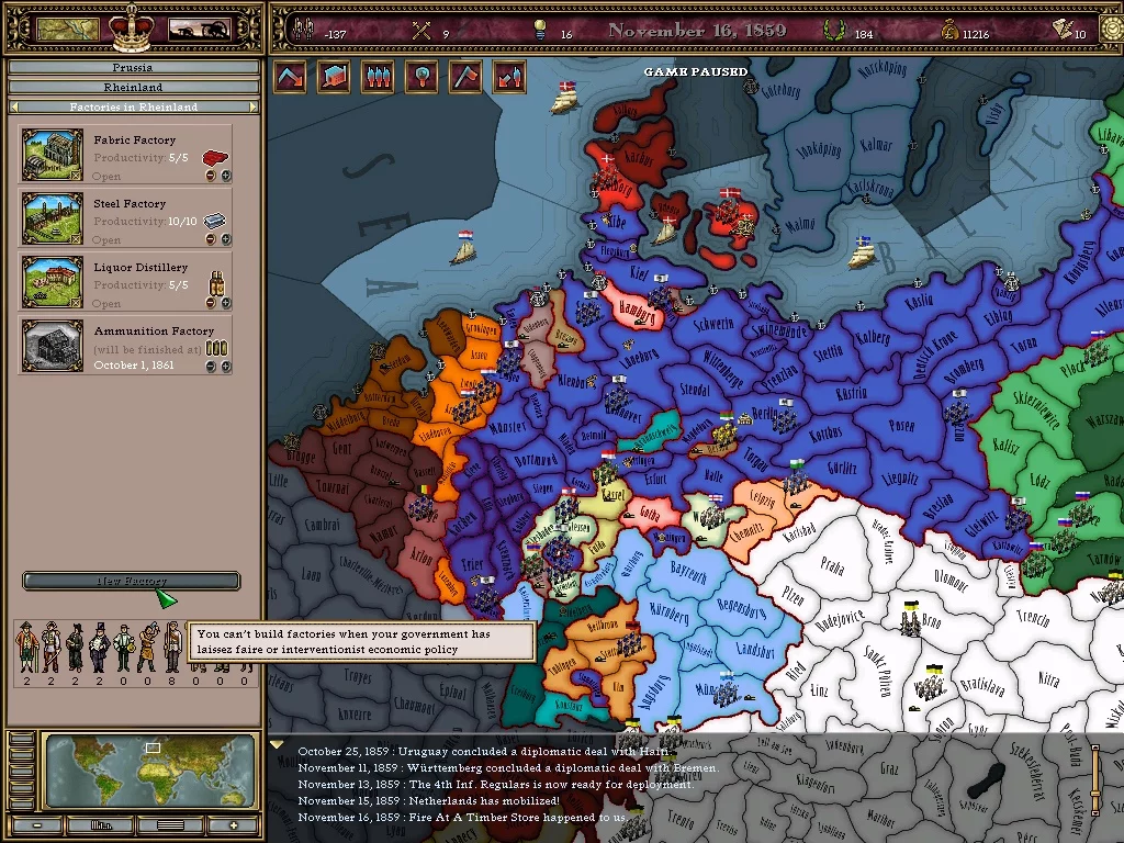 Изображение игры: Victoria: Revolutions