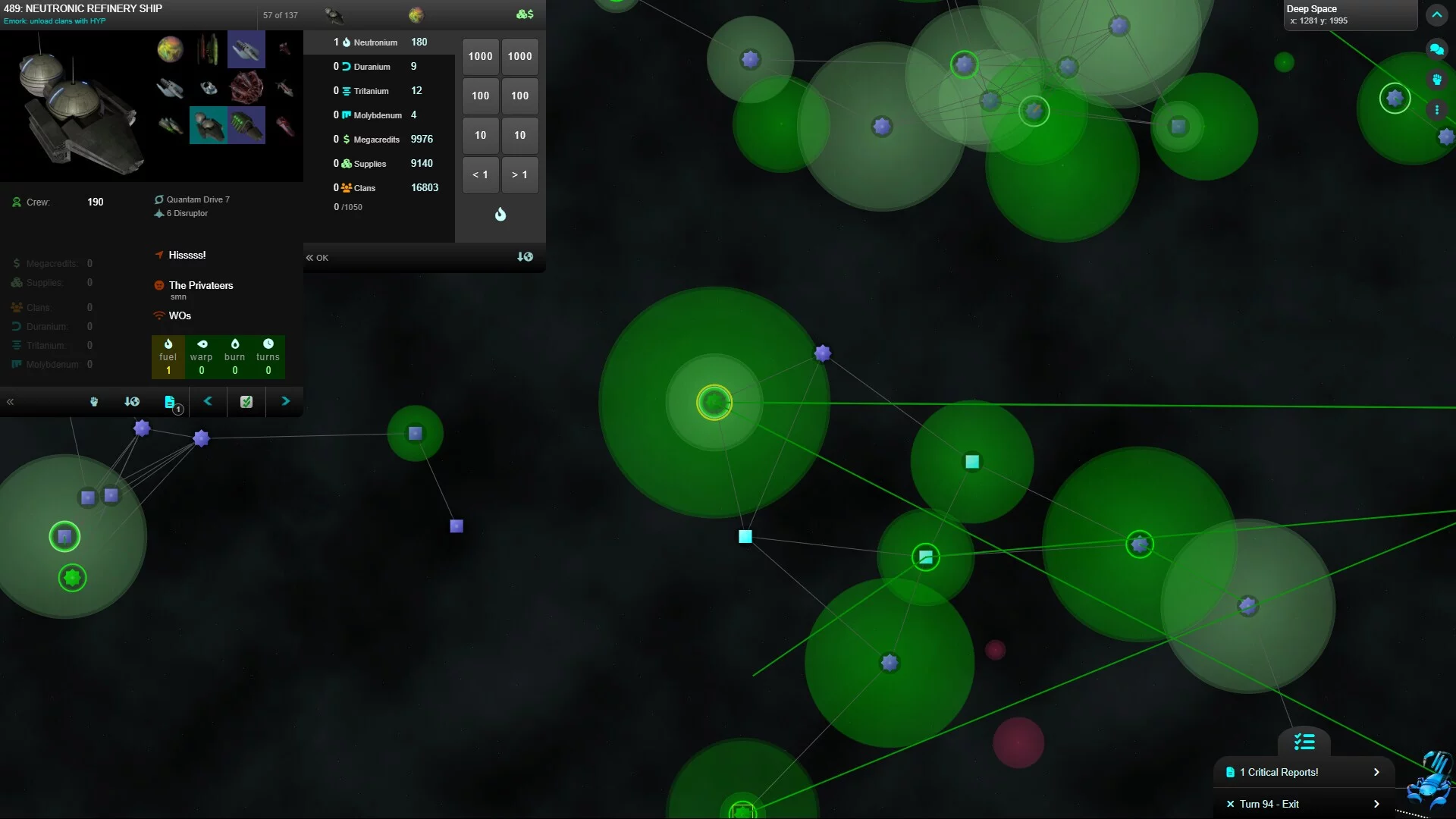 Изображение игры: VGA Planets Nu