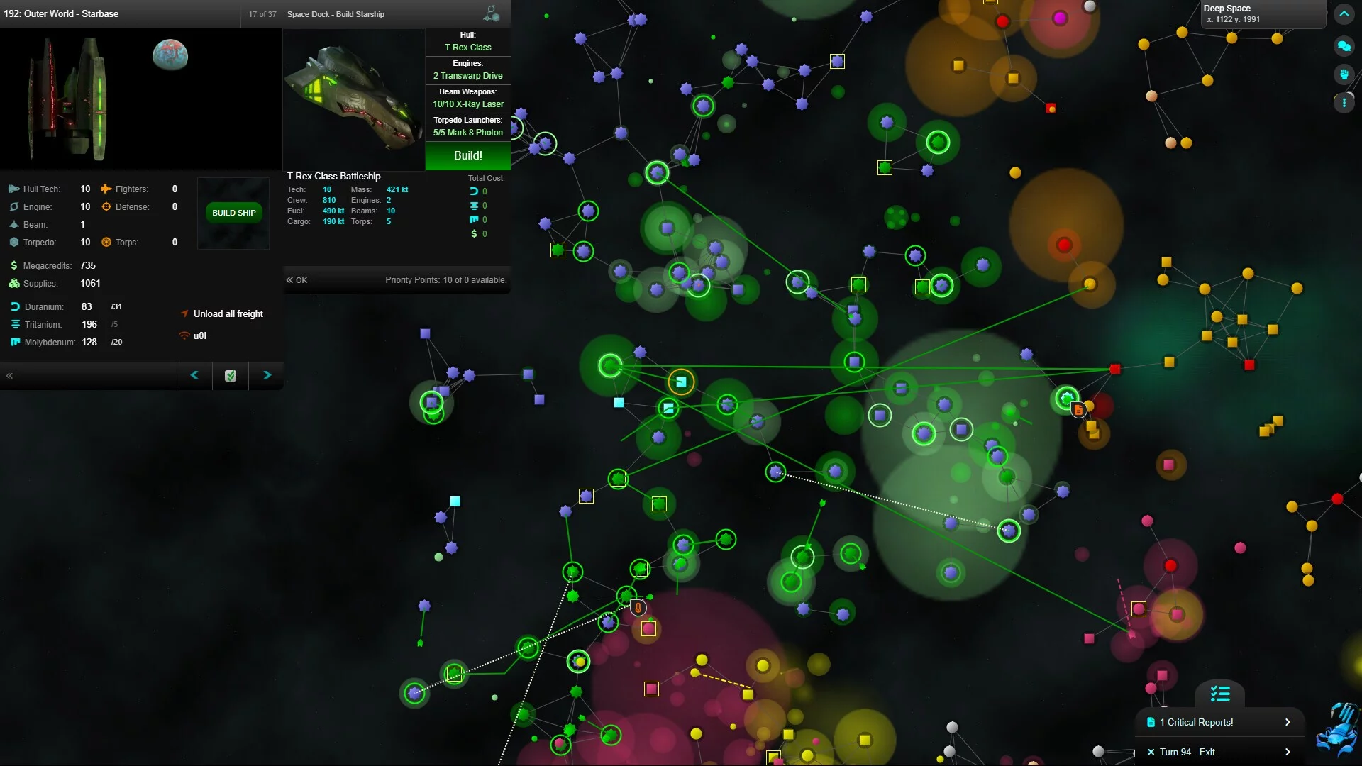 Изображение игры: VGA Planets Nu