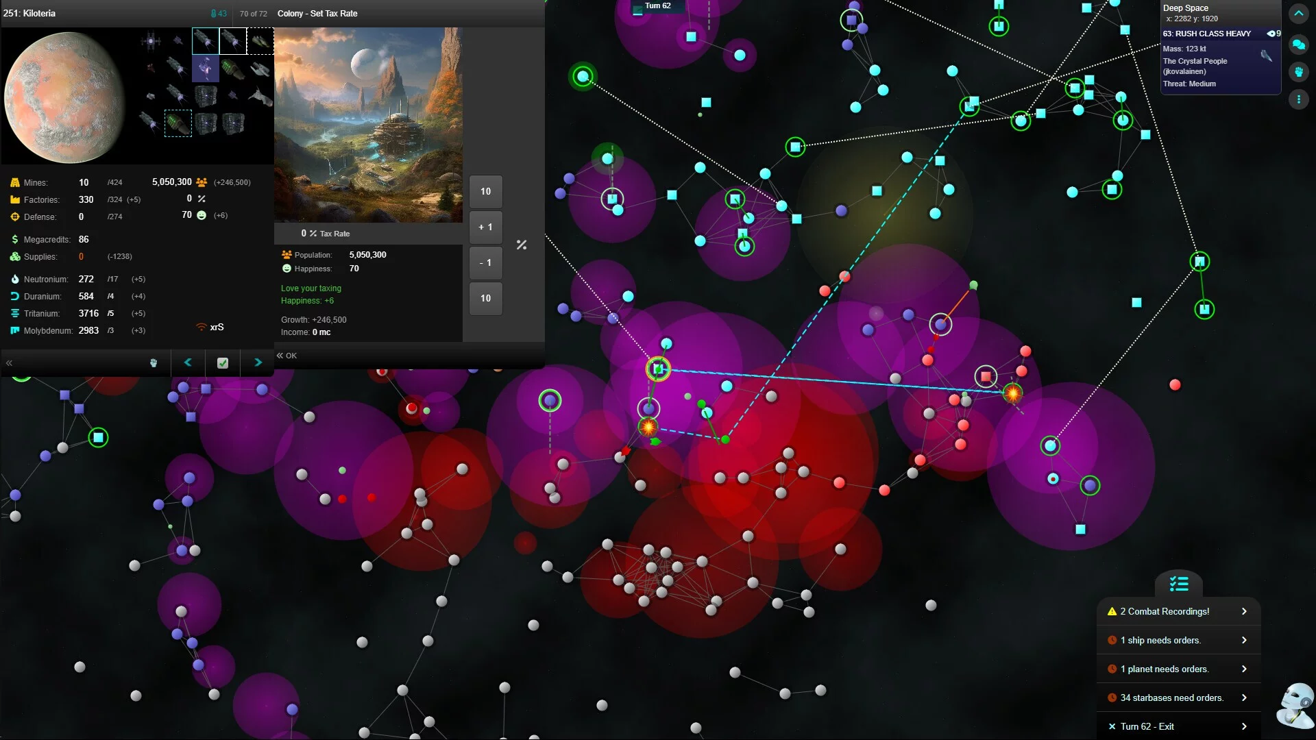 Изображение игры: VGA Planets Nu
