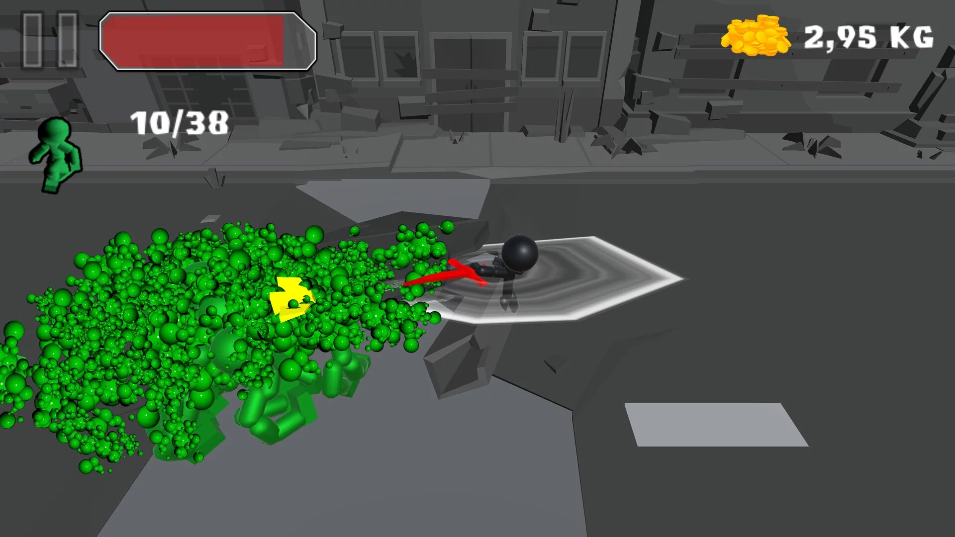 Изображение игры: Stickman Killing Zombie