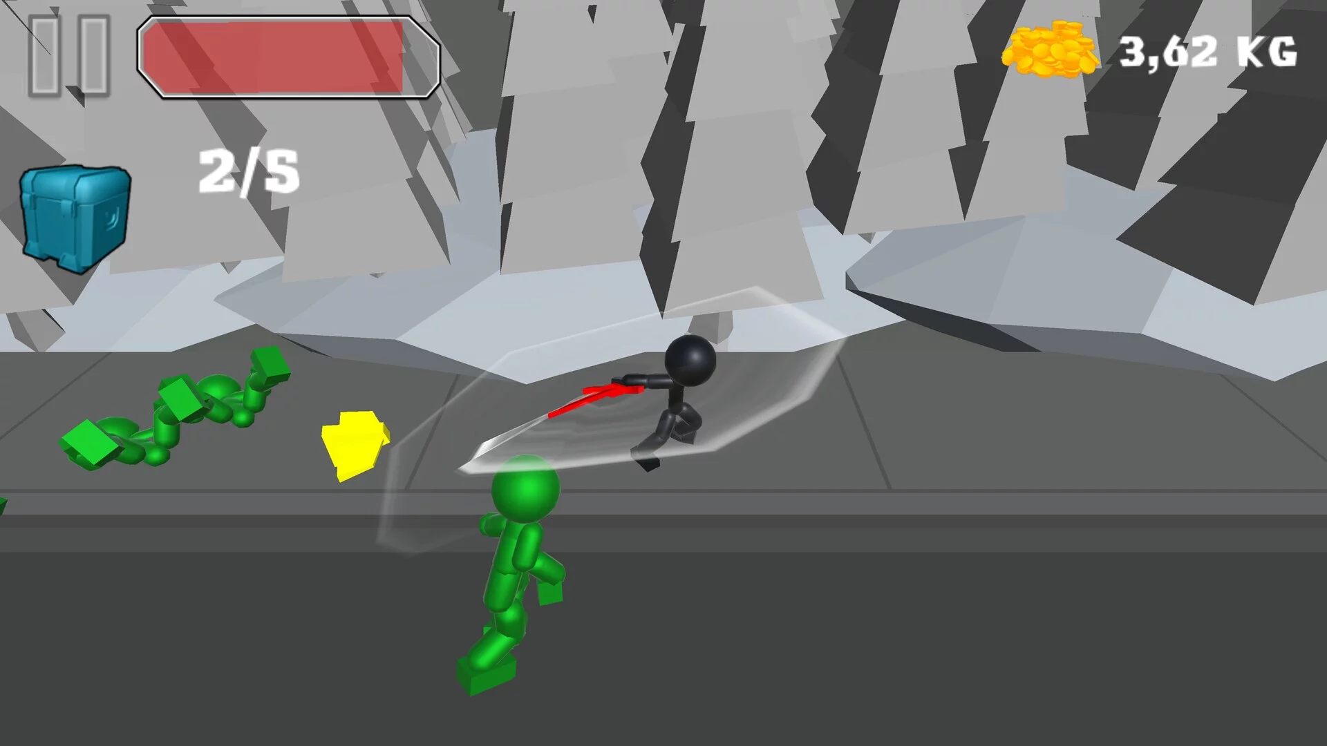 Изображение игры: Stickman Killing Zombie