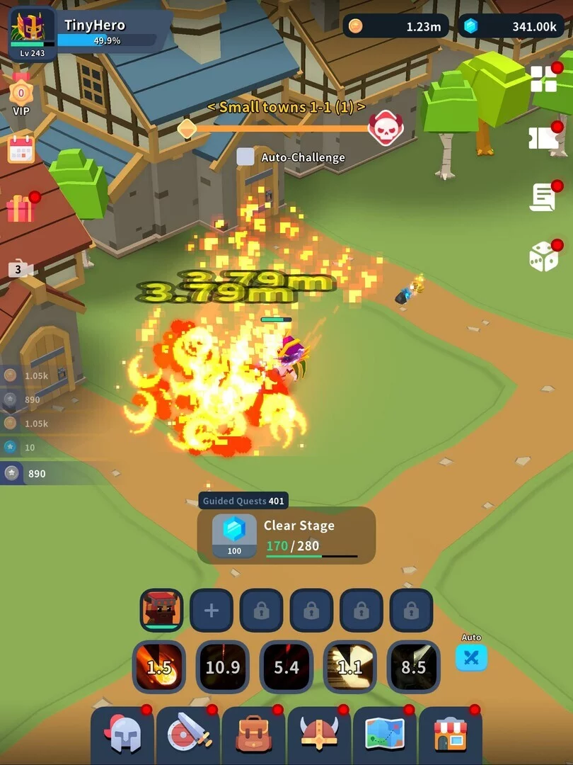 Изображение игры: Tiny Hero Idle