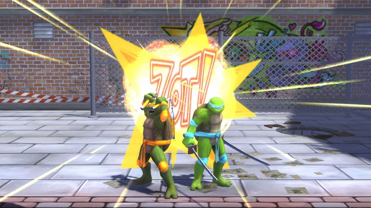 Изображение игры: Teenage Mutant Ninja Turtles: Turtles in Time Re-Shelled