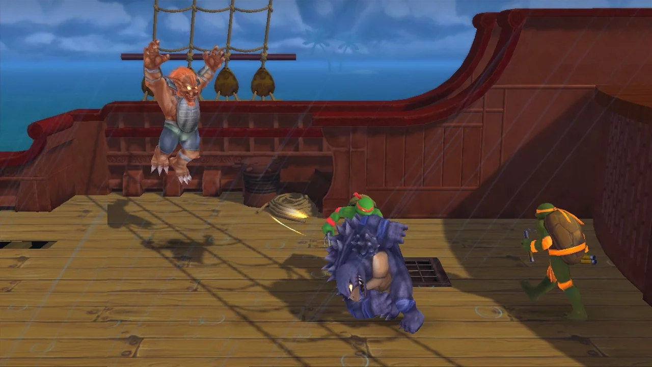 Изображение игры: Teenage Mutant Ninja Turtles: Turtles in Time Re-Shelled