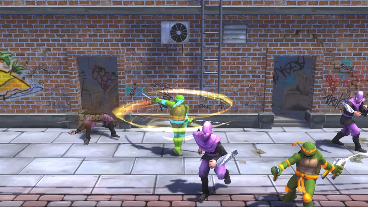 Изображение игры: Teenage Mutant Ninja Turtles: Turtles in Time Re-Shelled