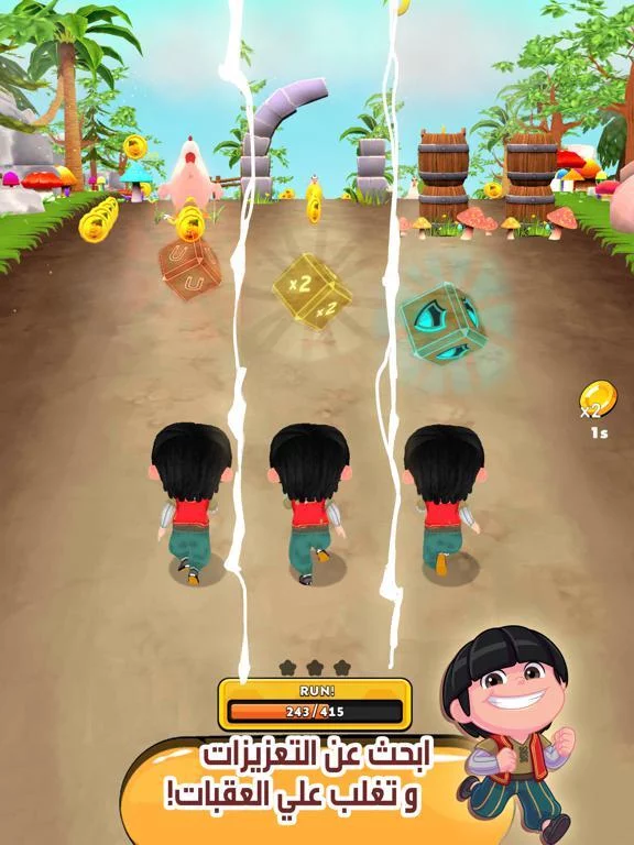 Изображение игры: Fananees Run