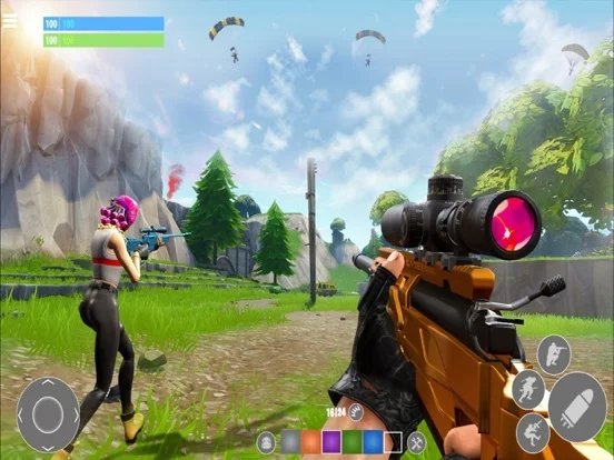 Изображение игры: Fort Shooting Battle Royale 3D