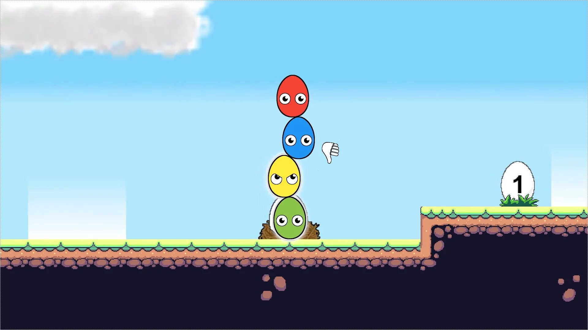 Изображение игры: Two Hands Eggs