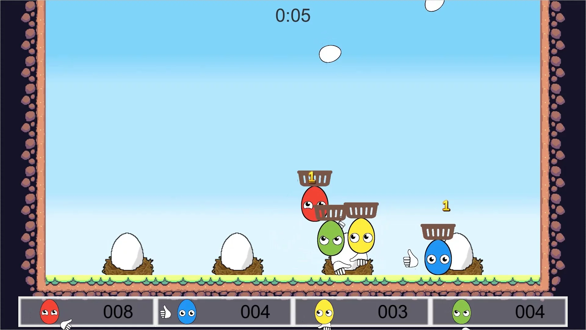 Изображение игры: Two Hands Eggs
