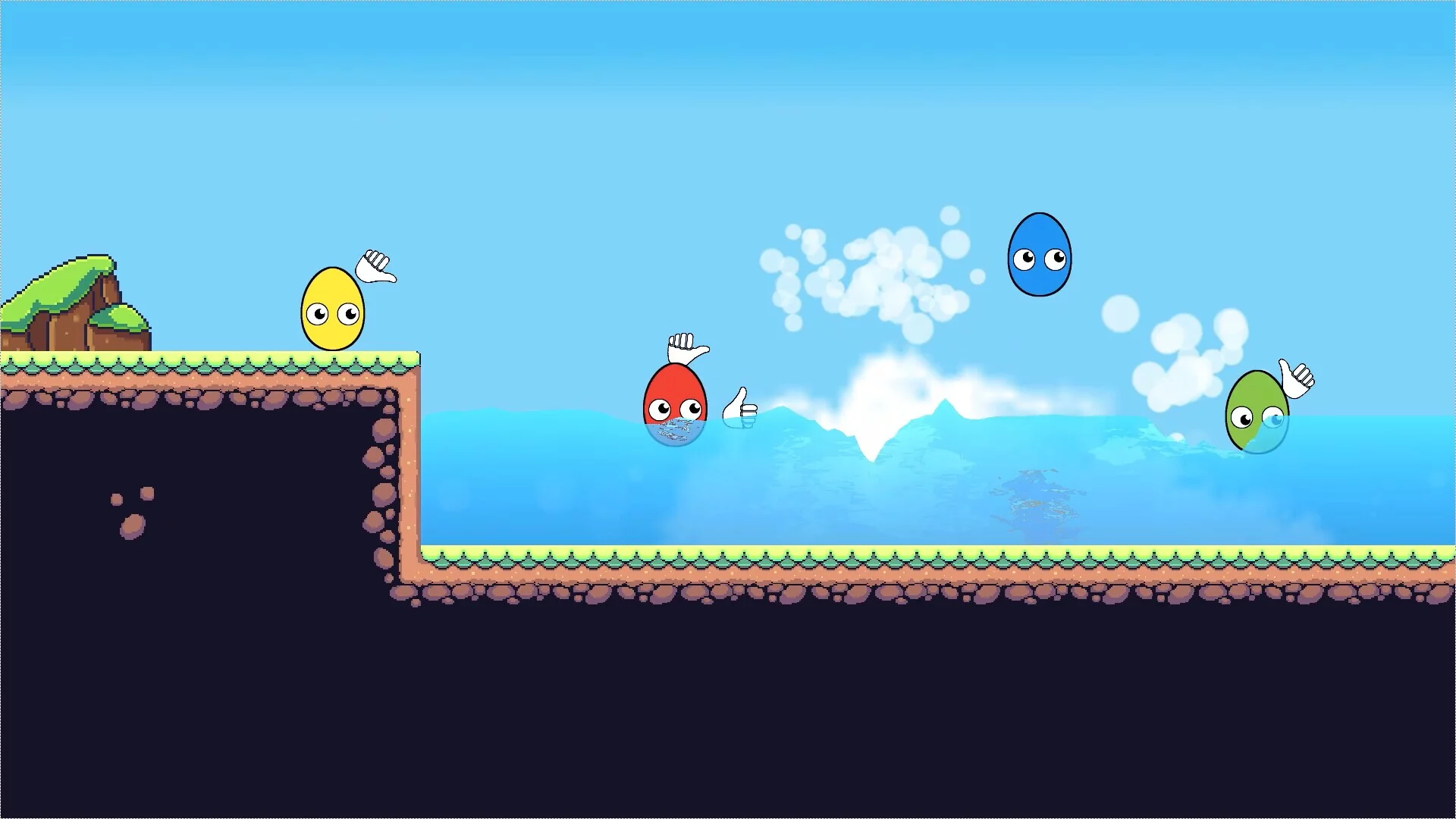 Изображение игры: Two Hands Eggs