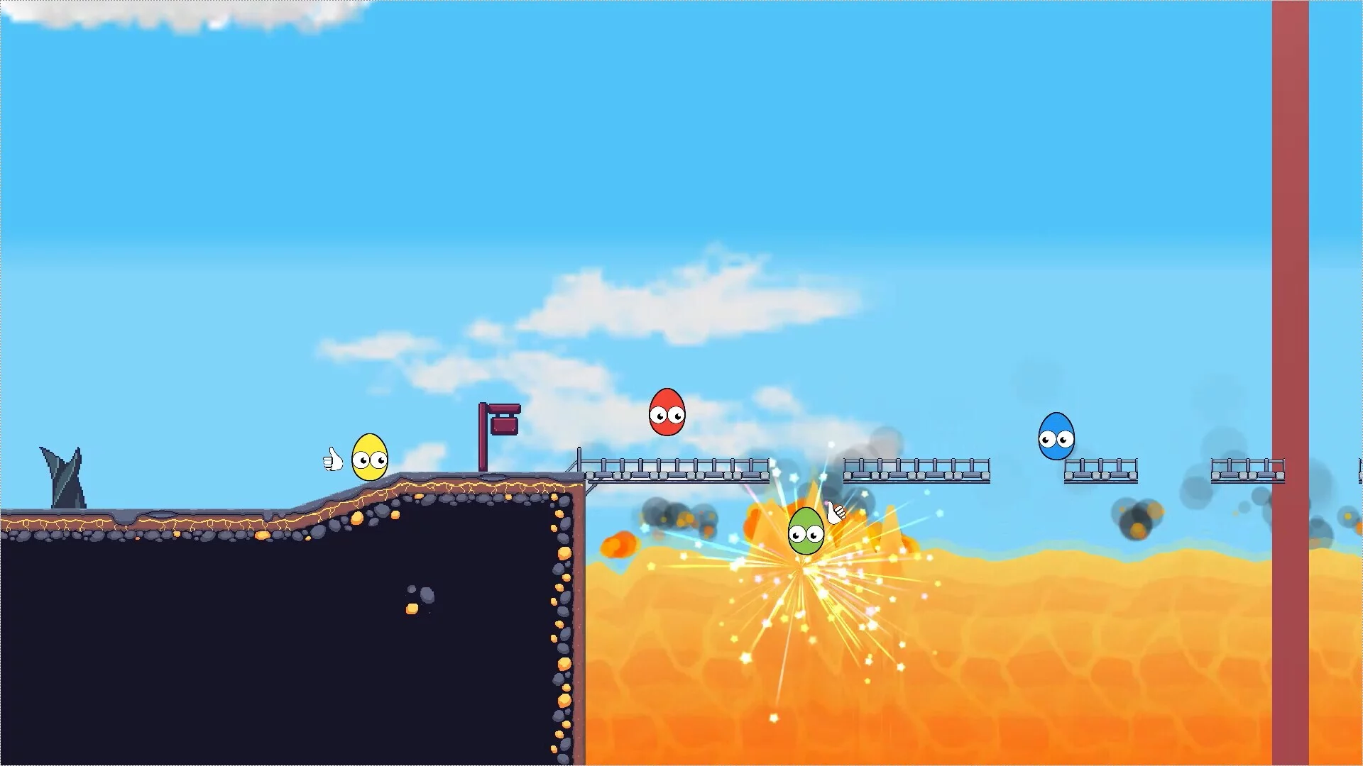 Изображение игры: Two Hands Eggs
