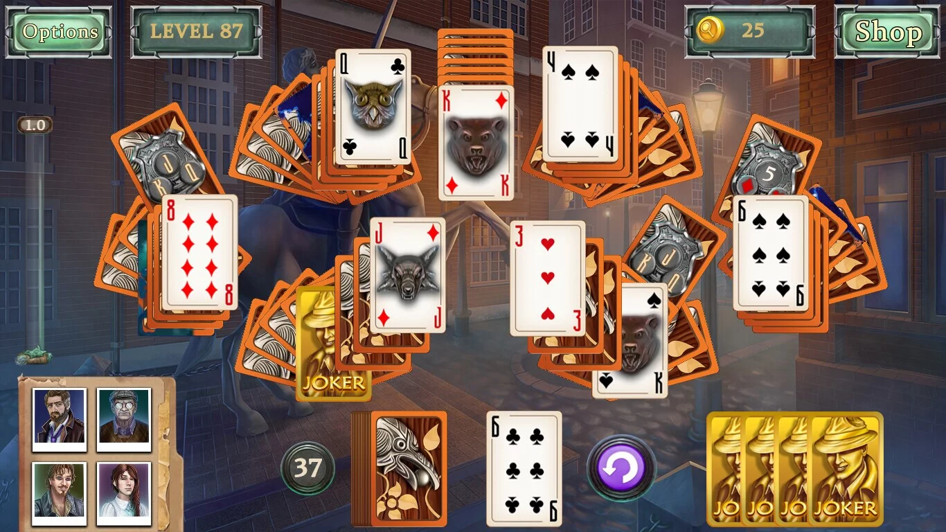 Изображение игры: Detective Secrets Solitaire. The Curse of the Village