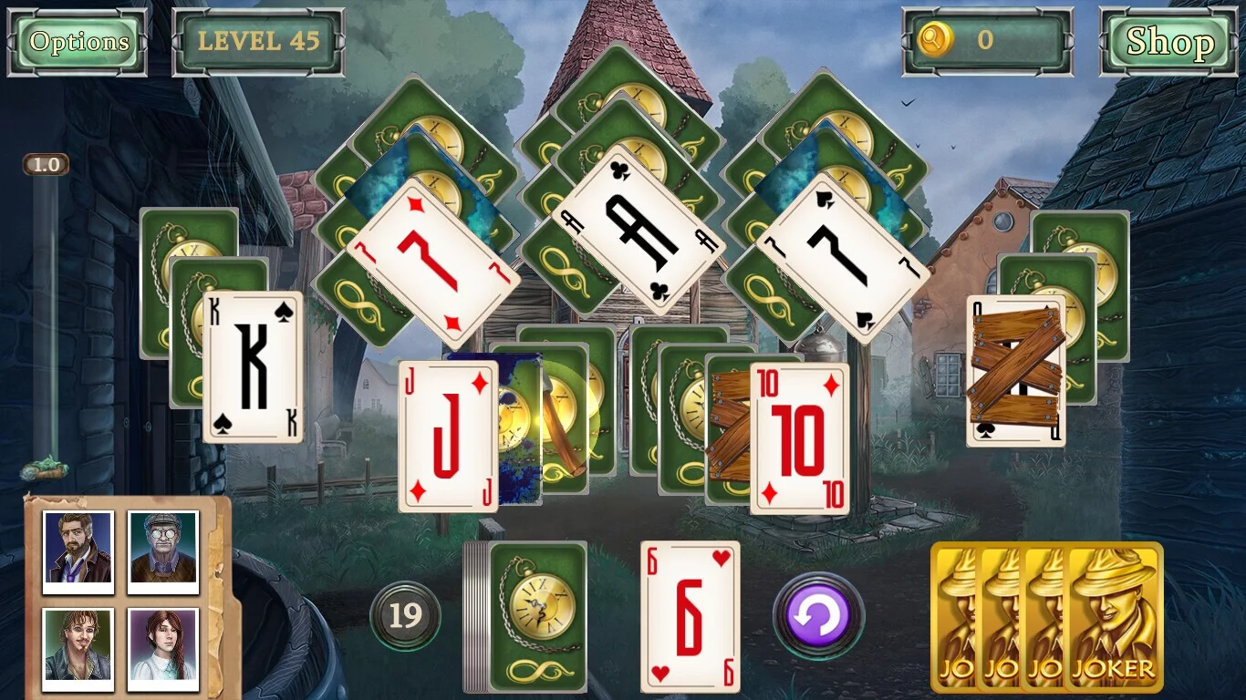 Изображение игры: Detective Secrets Solitaire. The Curse of the Village