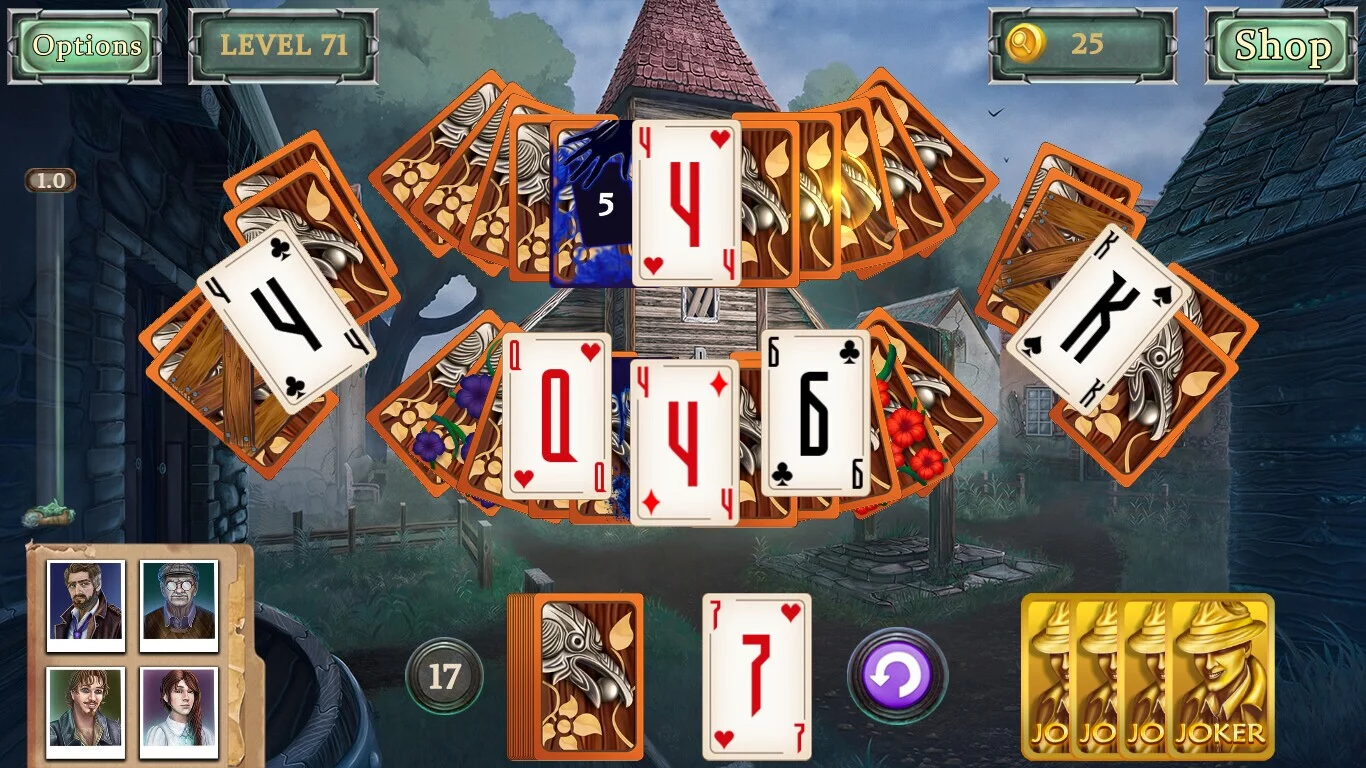 Изображение игры: Detective Secrets Solitaire. The Curse of the Village
