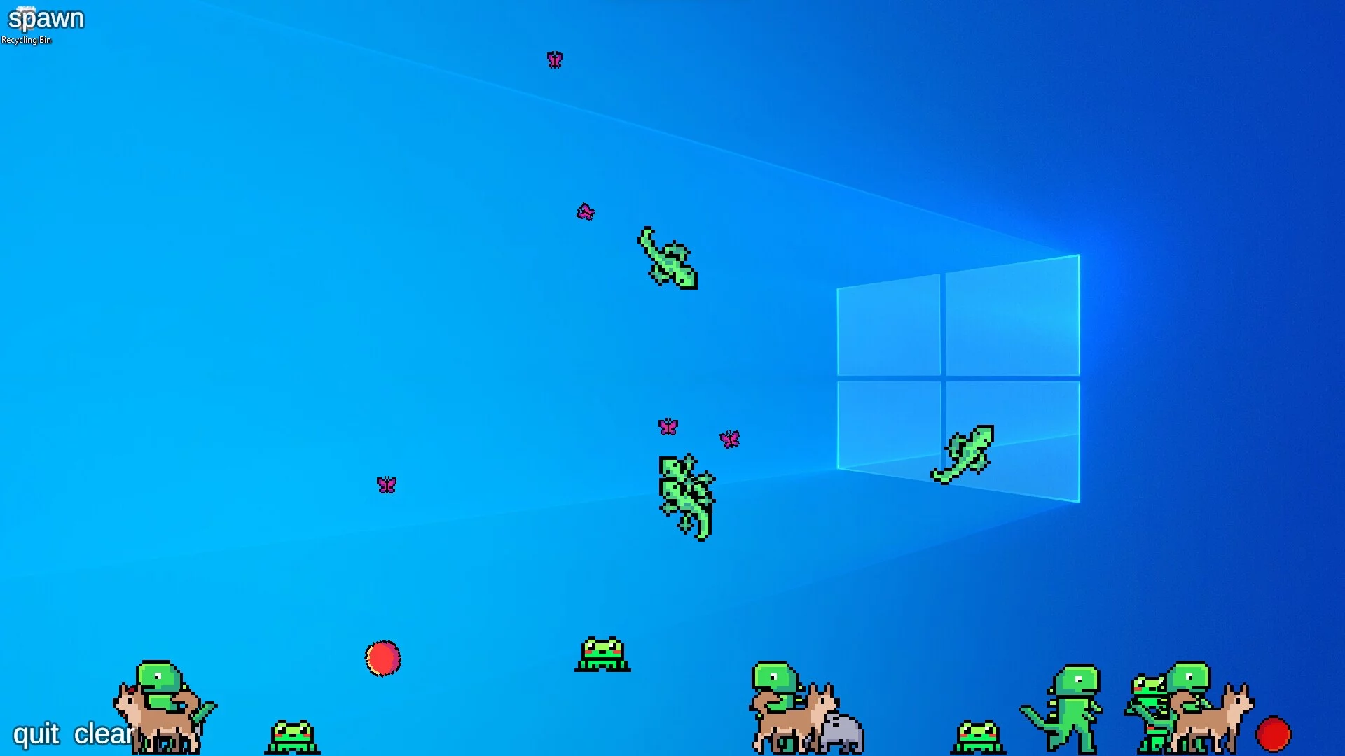Изображение игры: Desktop Creatures