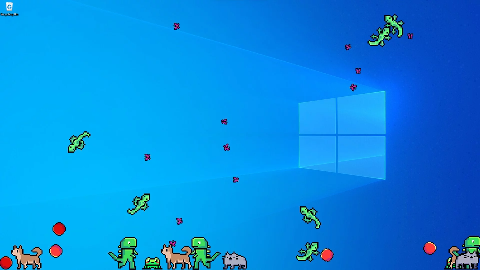 Изображение игры: Desktop Creatures