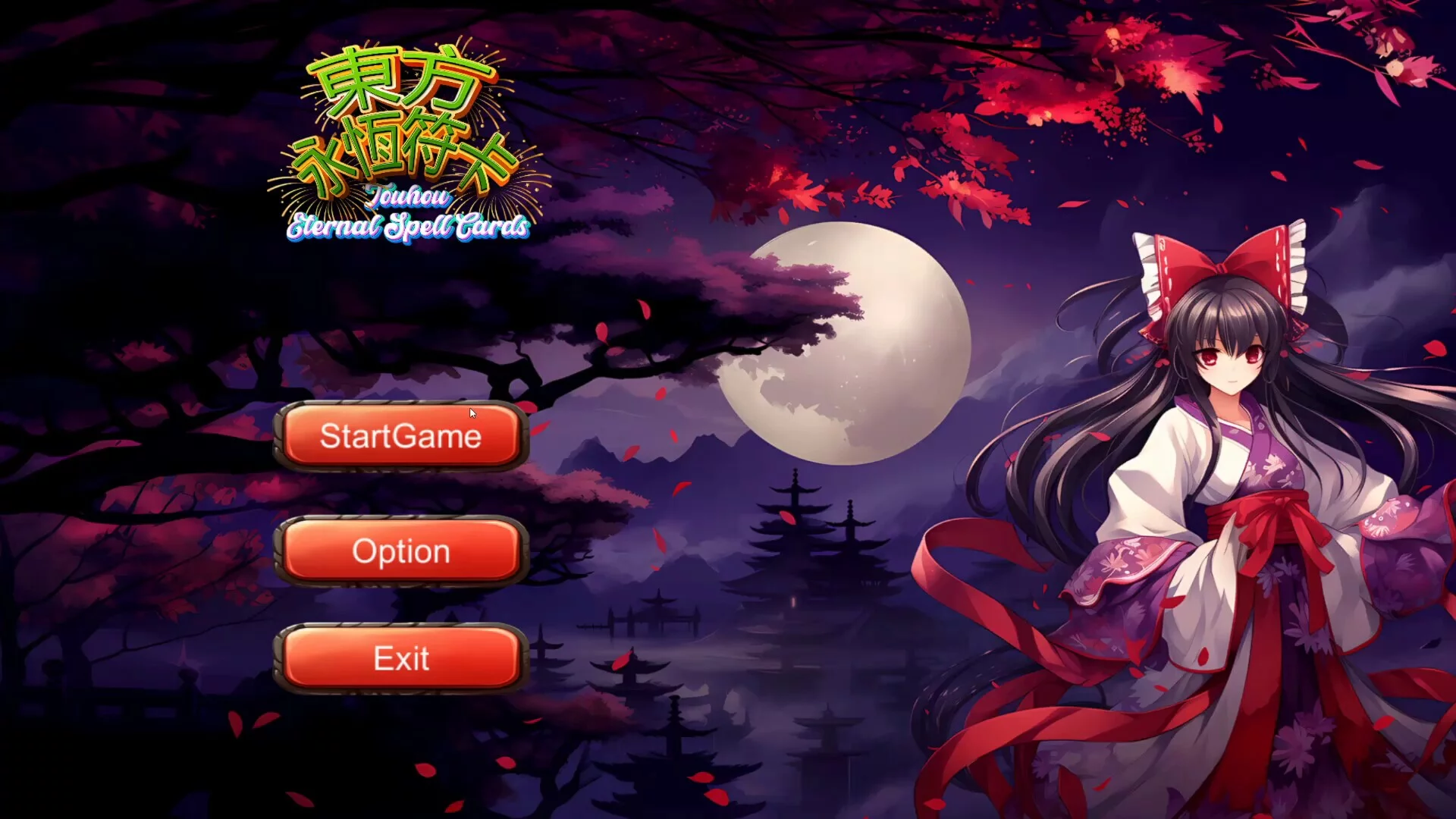 Изображение игры: Touhou Eternal Spell Cards