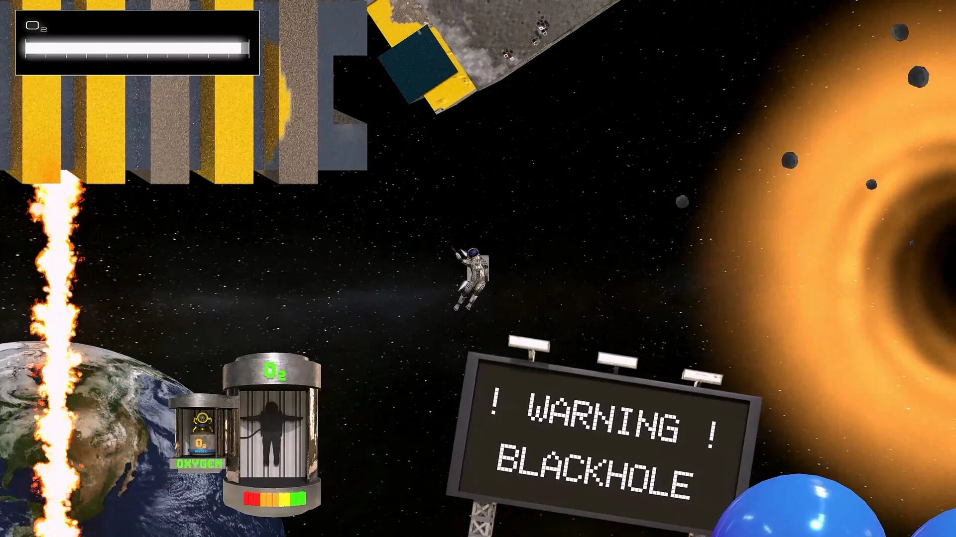 Изображение игры: Black hole Escape