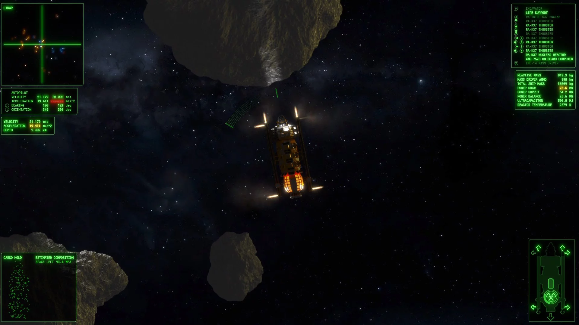 Изображение игры: ΔV: Rings of Saturn