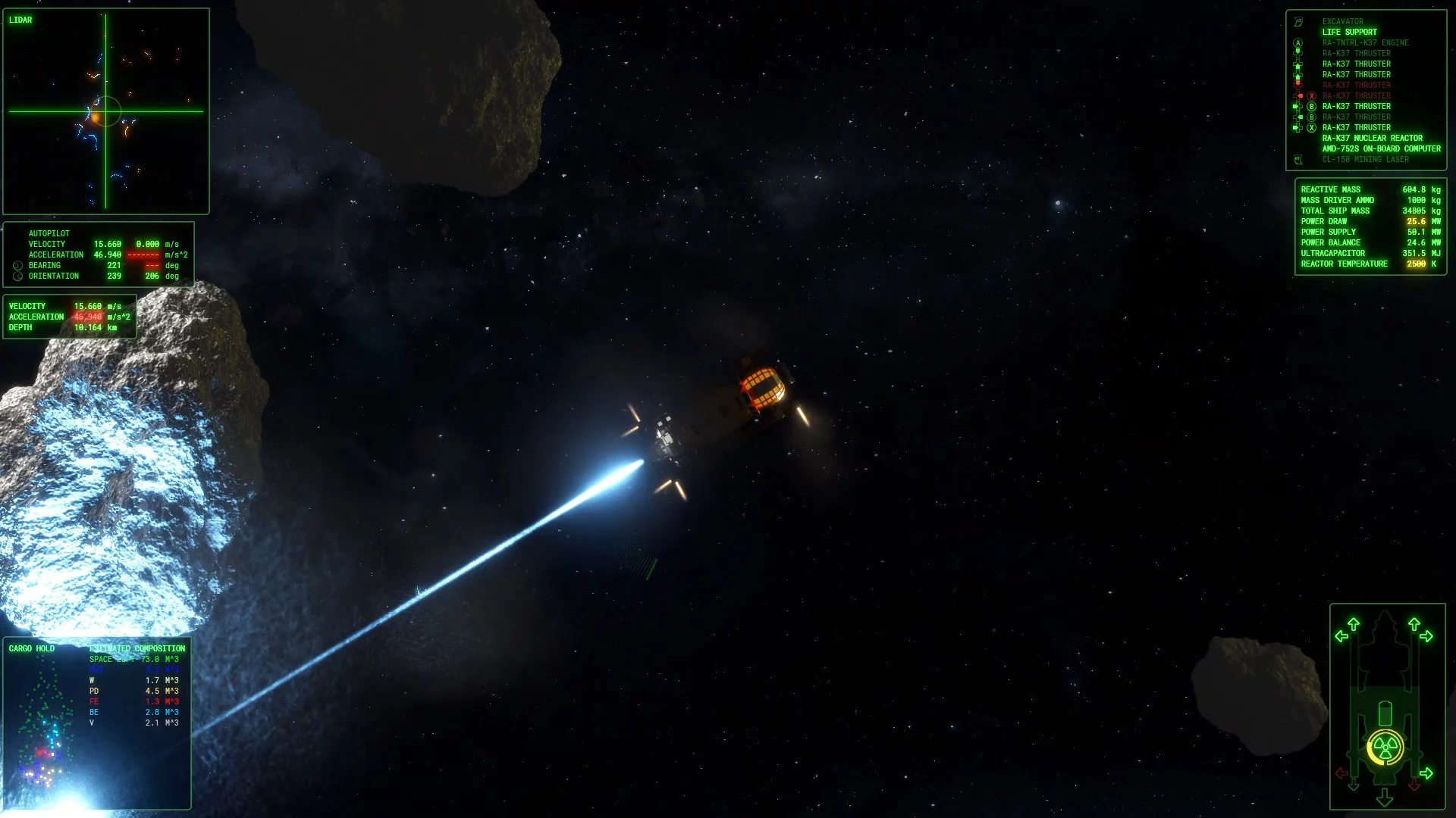 Изображение игры: ΔV: Rings of Saturn