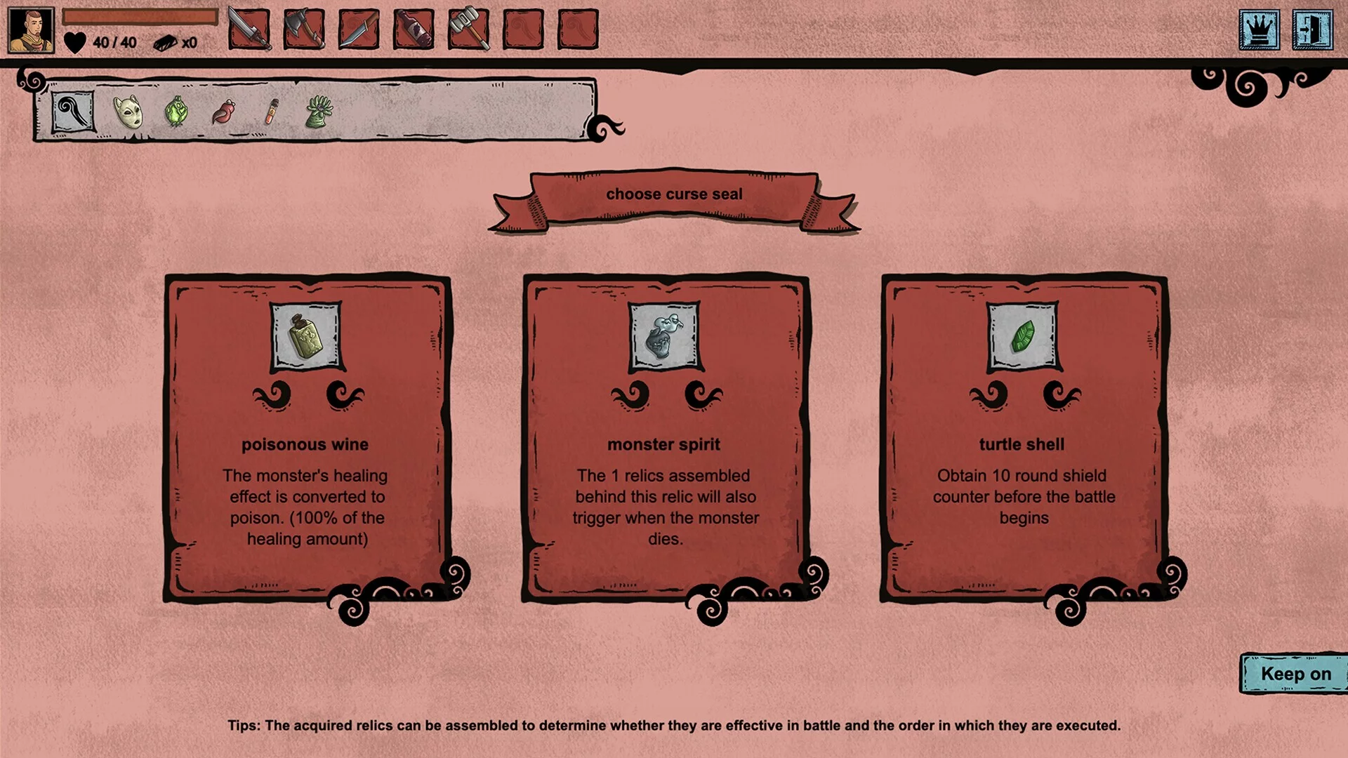 Изображение игры: Curse seal rotation