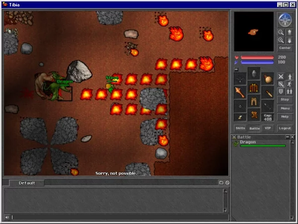 Изображение игры: Tibia