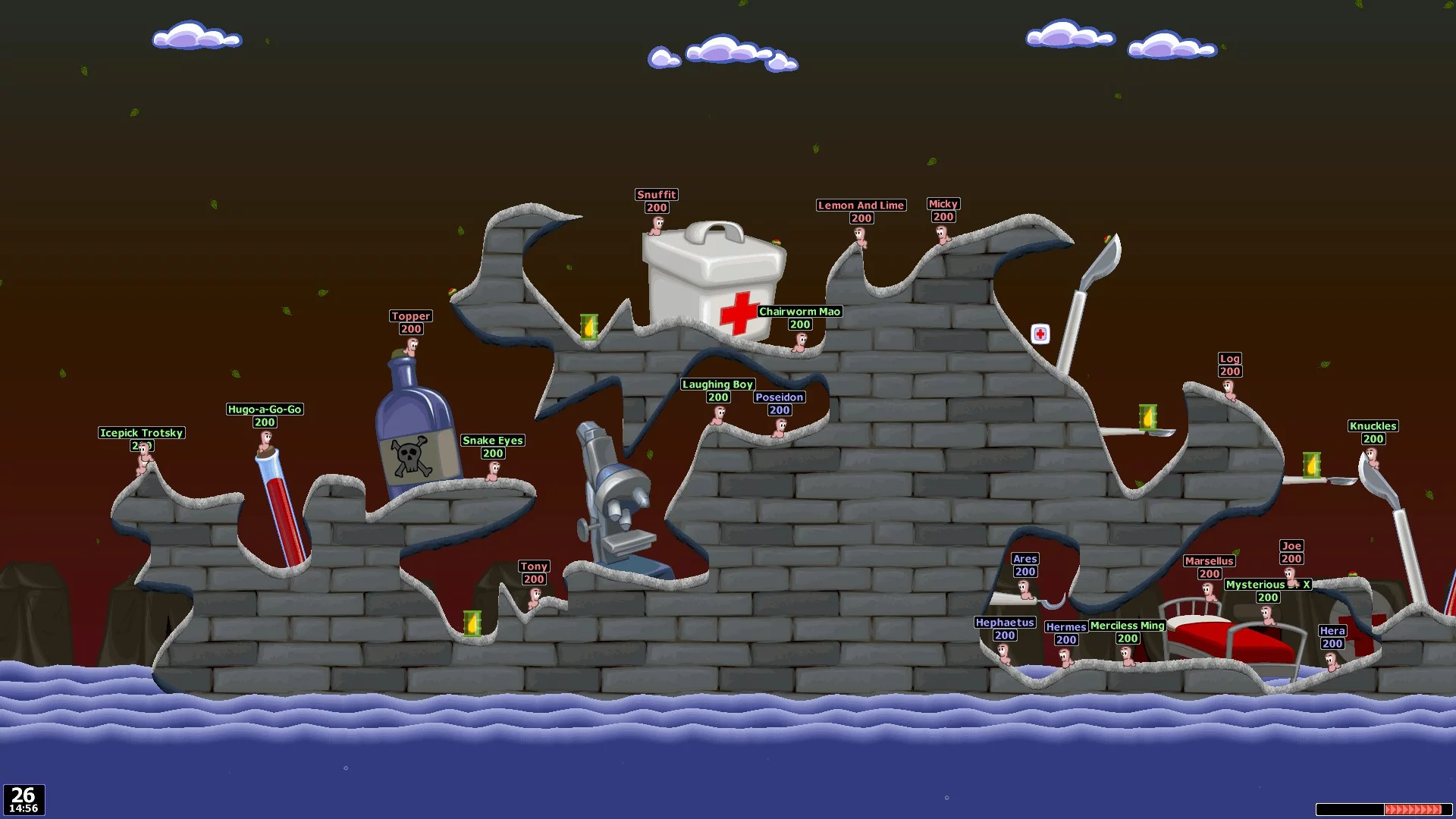 Изображение игры: Worms World Party Remastered