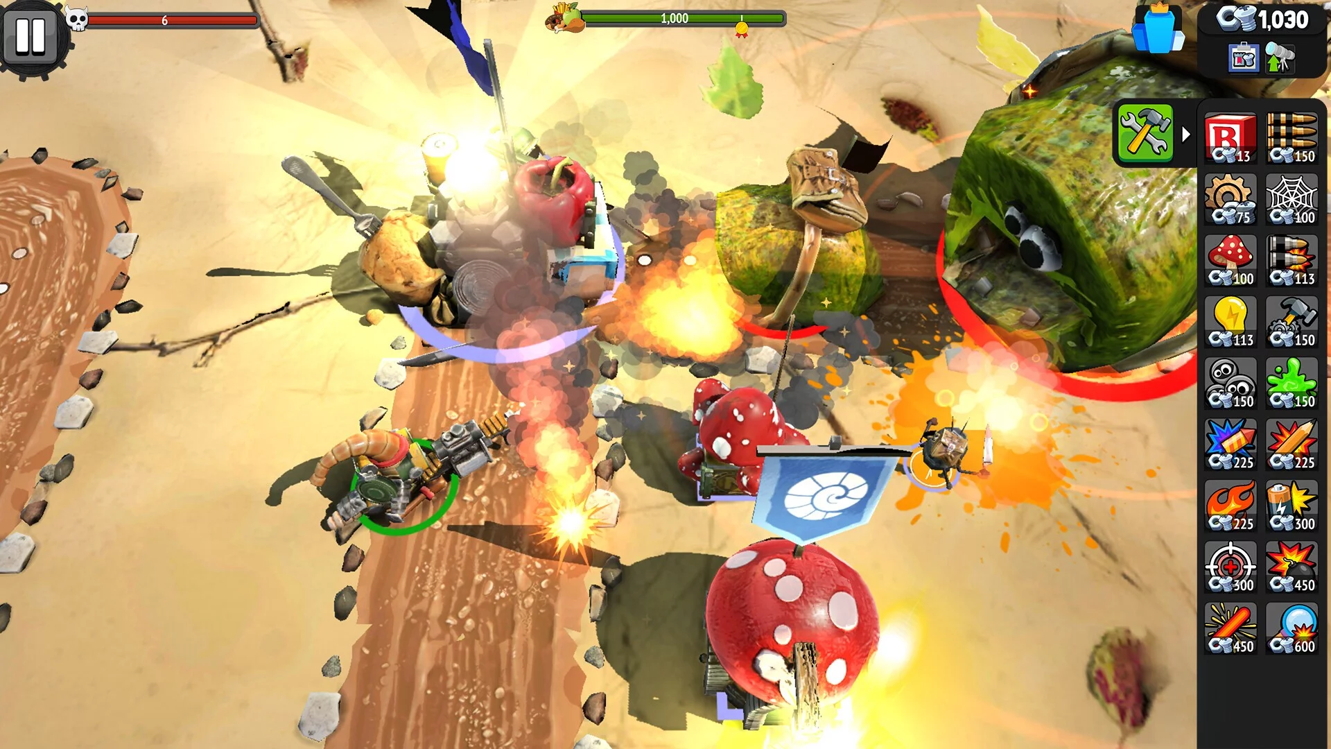 Изображение игры: Bug Heroes: Tower Defense