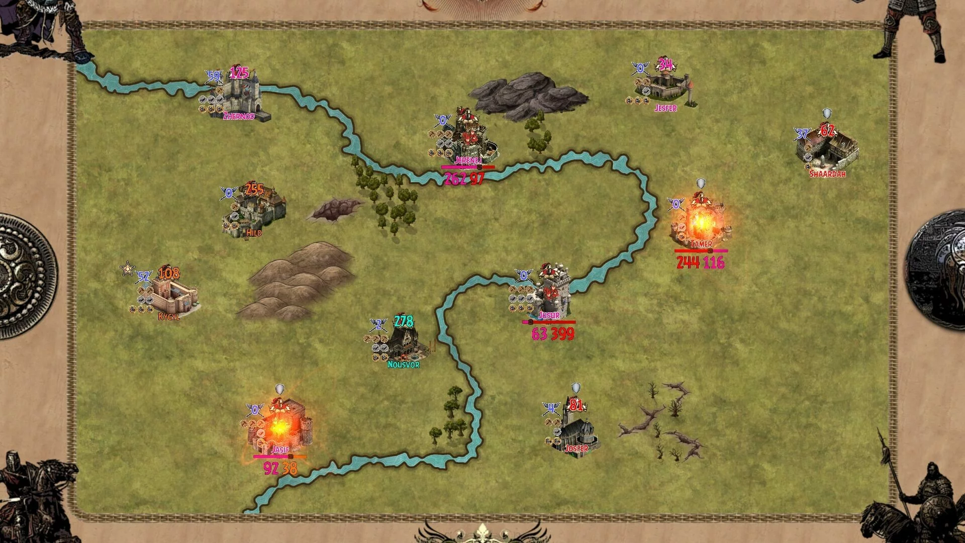 Изображение игры: Castle Conquest: Medieval Strategy