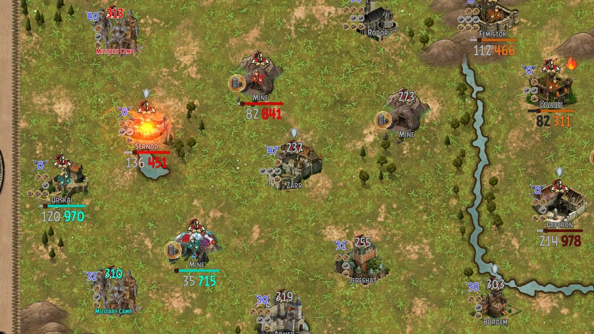 Изображение игры: Castle Conquest: Medieval Strategy