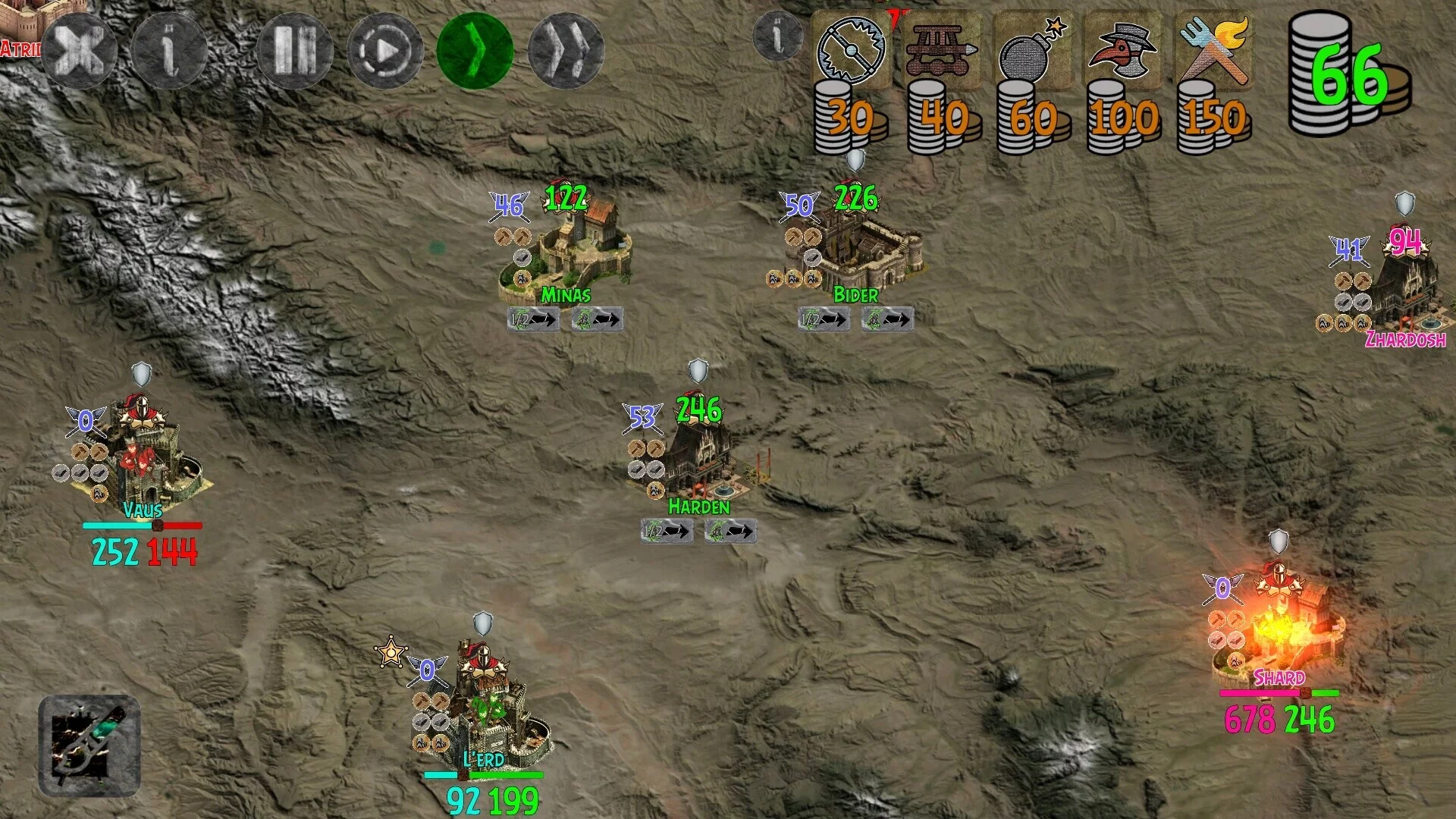 Изображение игры: Castle Conquest: Medieval Strategy