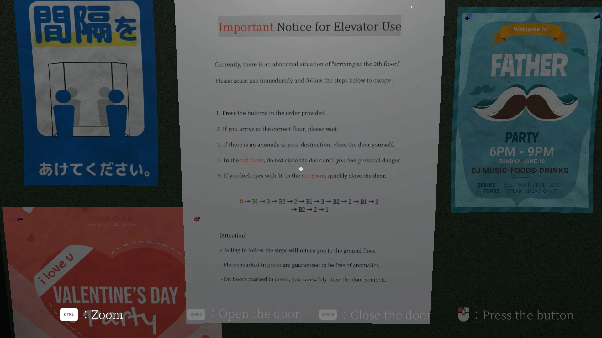 Изображение игры: 0th floor. - The cursed elevator to floor zero